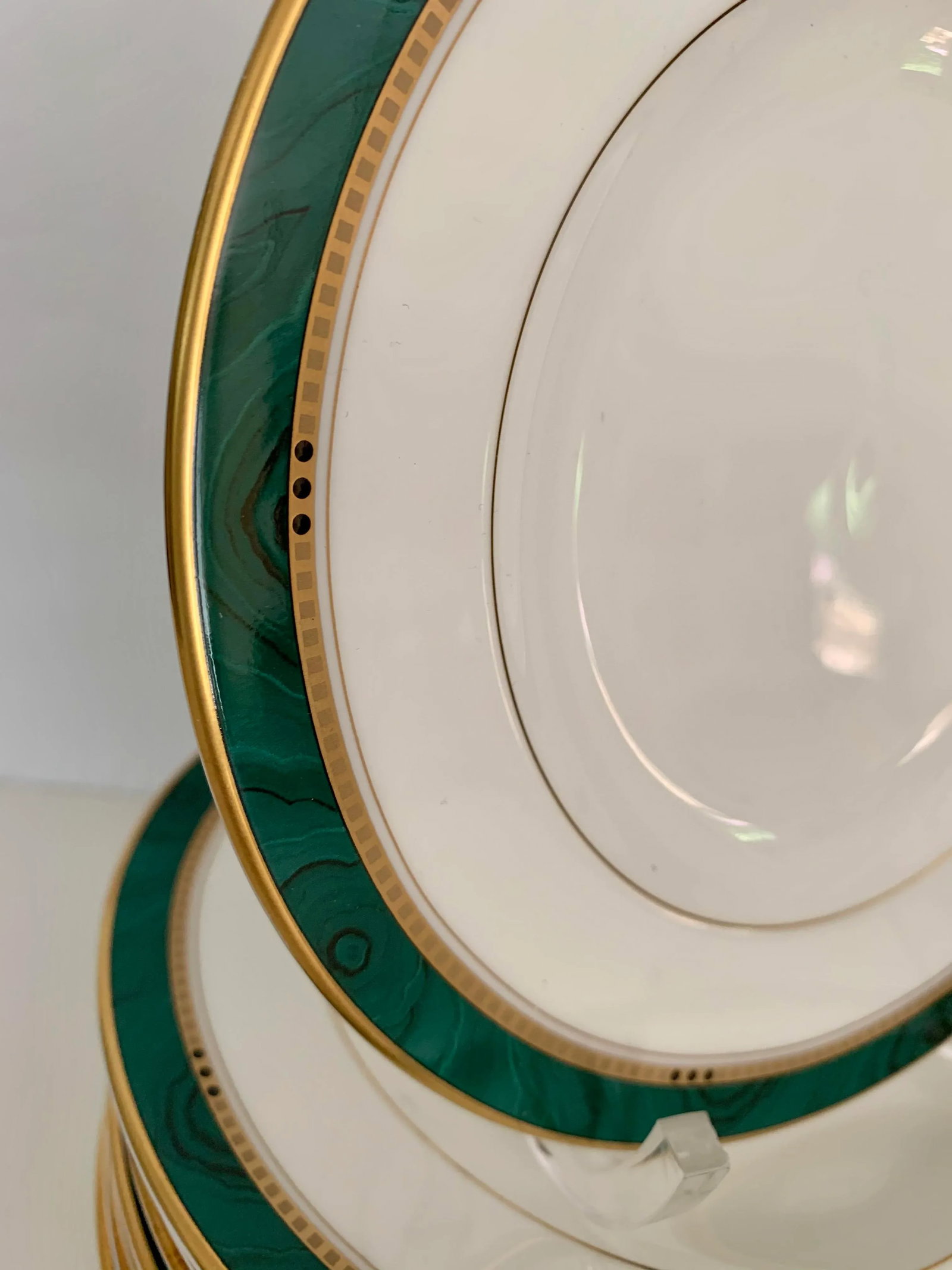 Malachite Dessert Plates - Set of 8 - 7