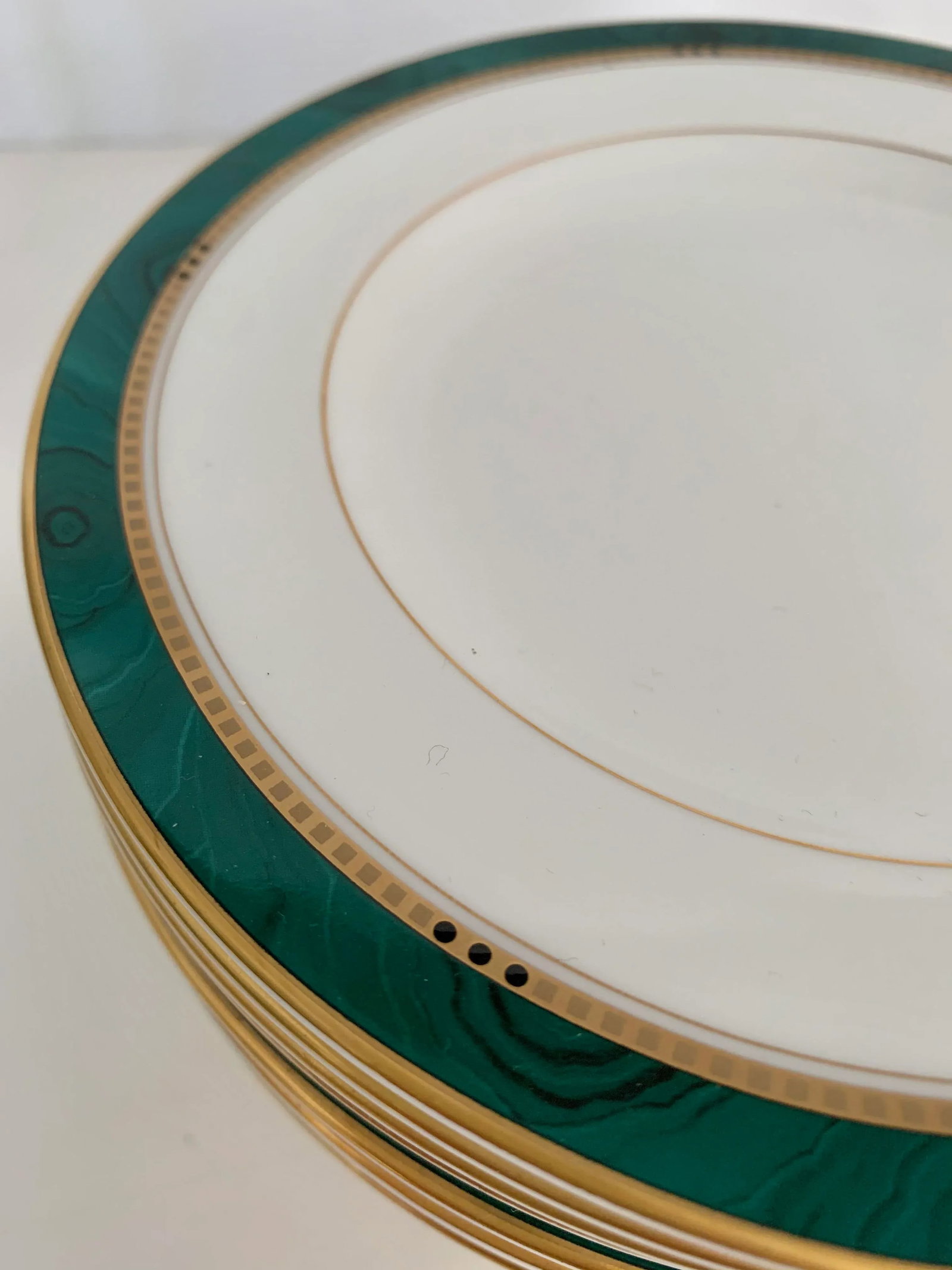 Malachite Dessert Plates - Set of 8 - 9