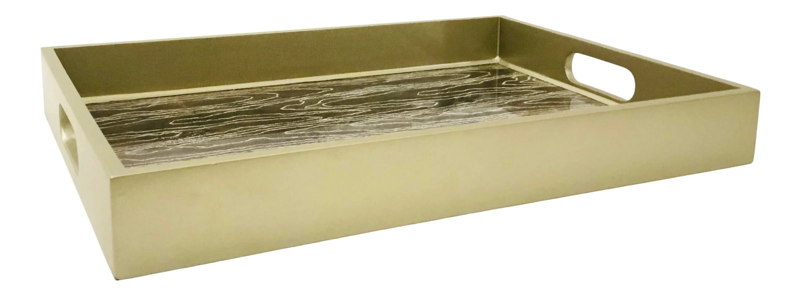 Made Goods Modern Reverse Painted Glass Lark Tray (1 of 4)
