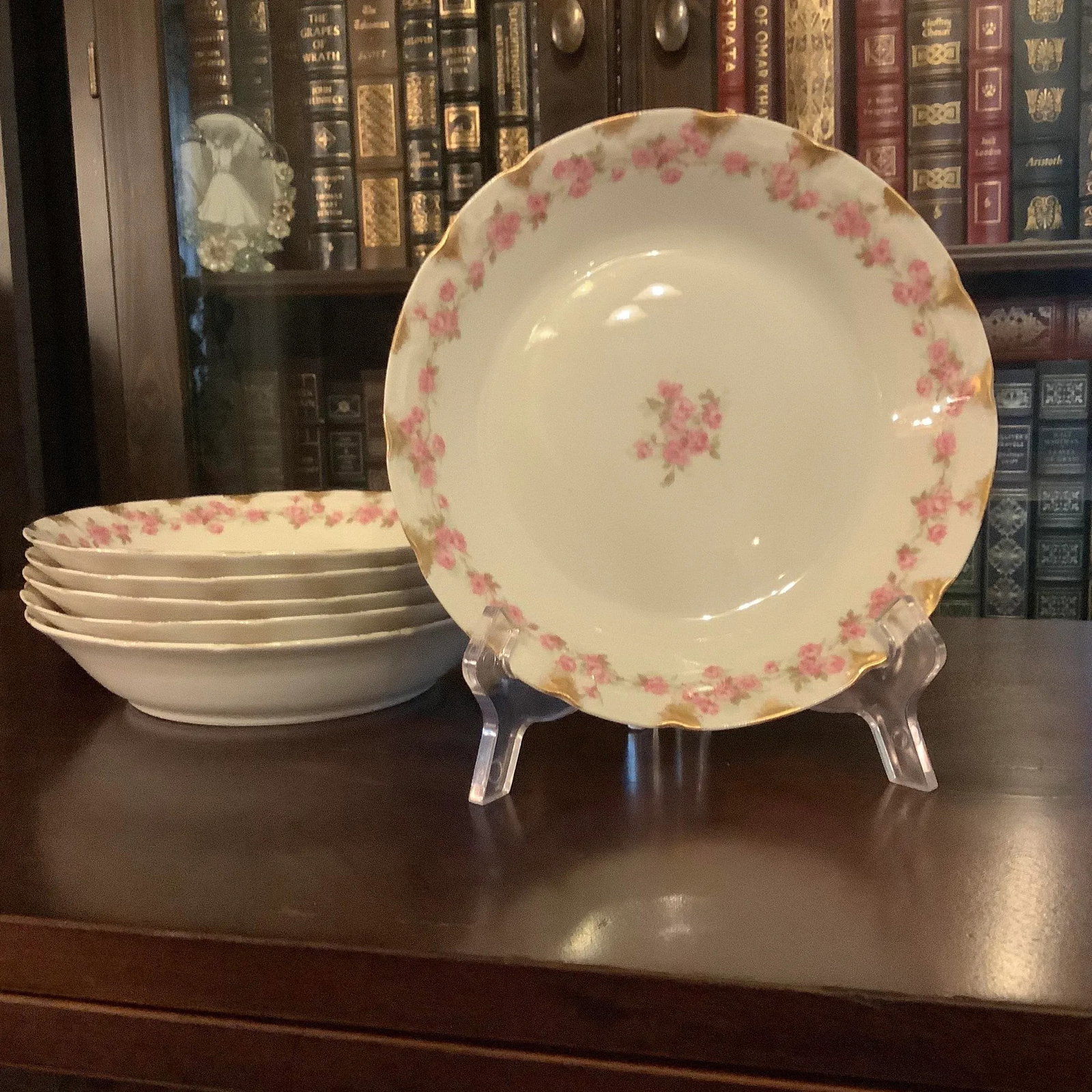 Antique Haviland Limoges Soup Bowls - Set of 6 - 2
