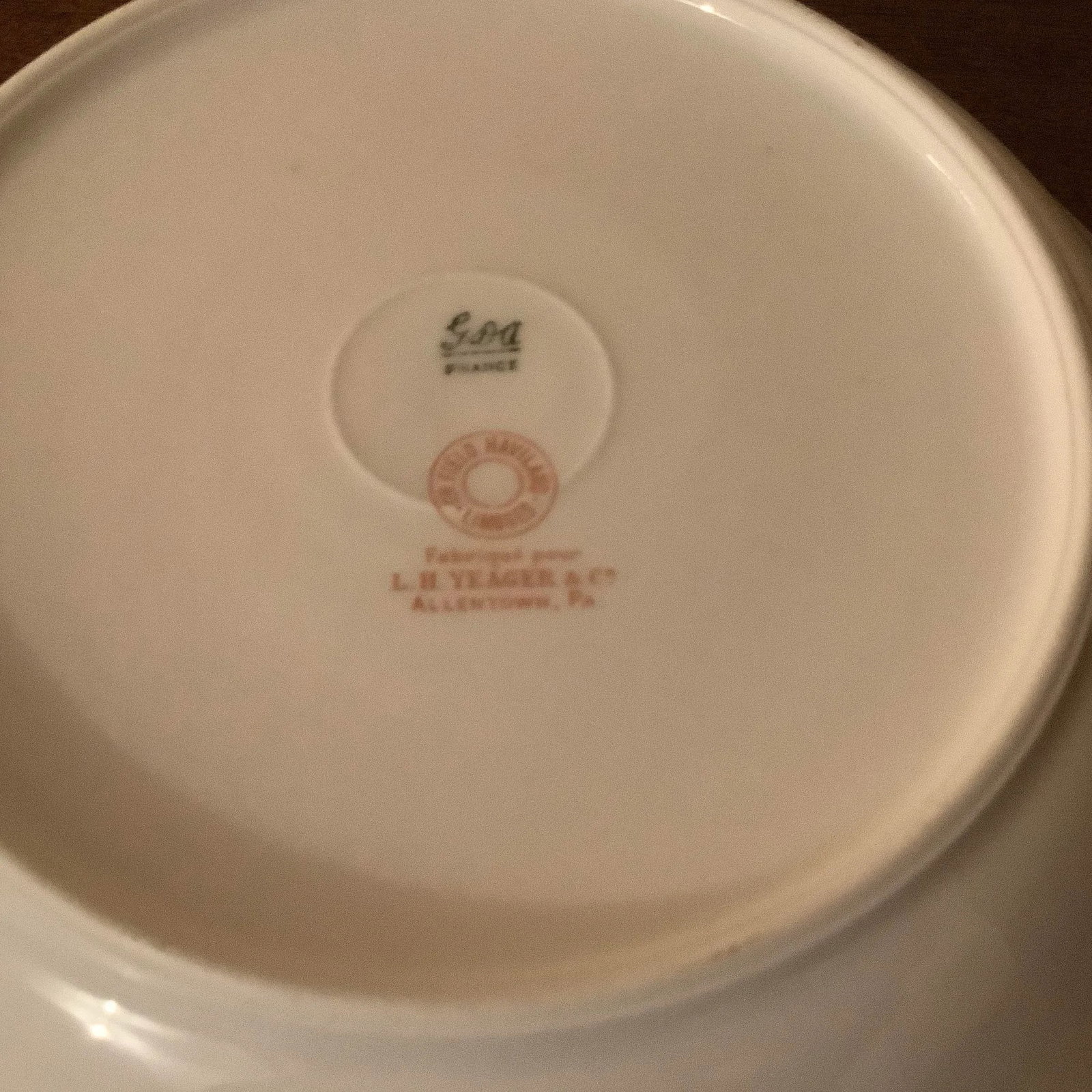 Antique Haviland Limoges Soup Bowls - Set of 6 - 5