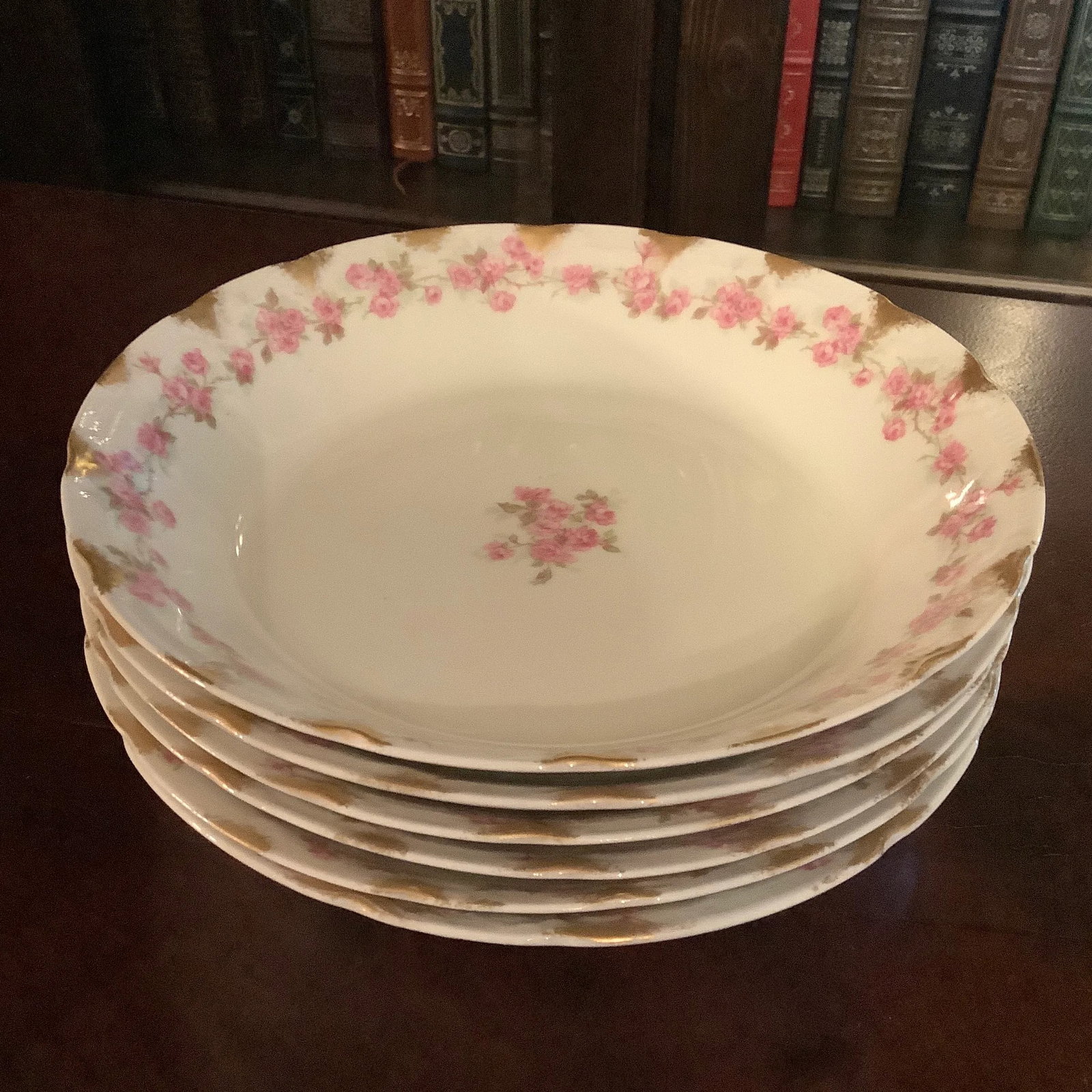 Antique Haviland Limoges Soup Bowls - Set of 6 - 6