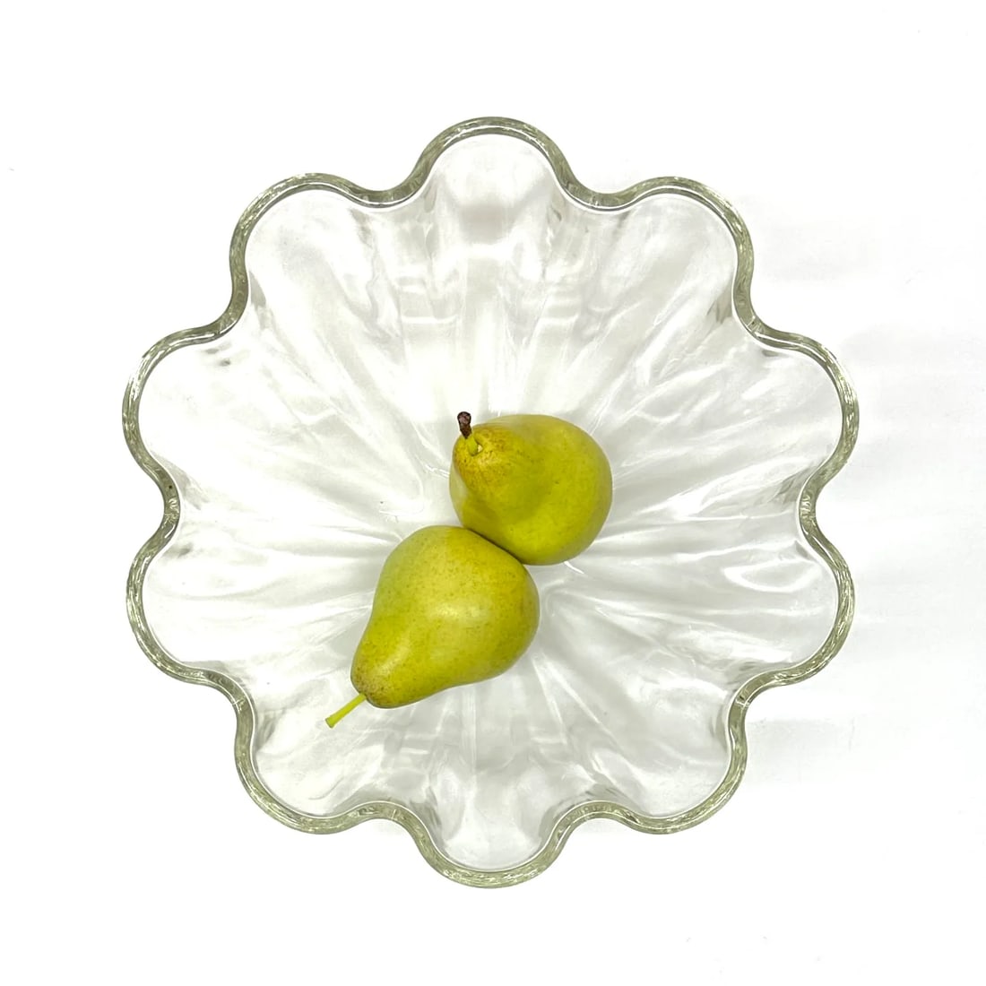 Oversized Villeroy & Boch Crystal Neptune Scalloped Serving Bowl, Made in Germany - 2