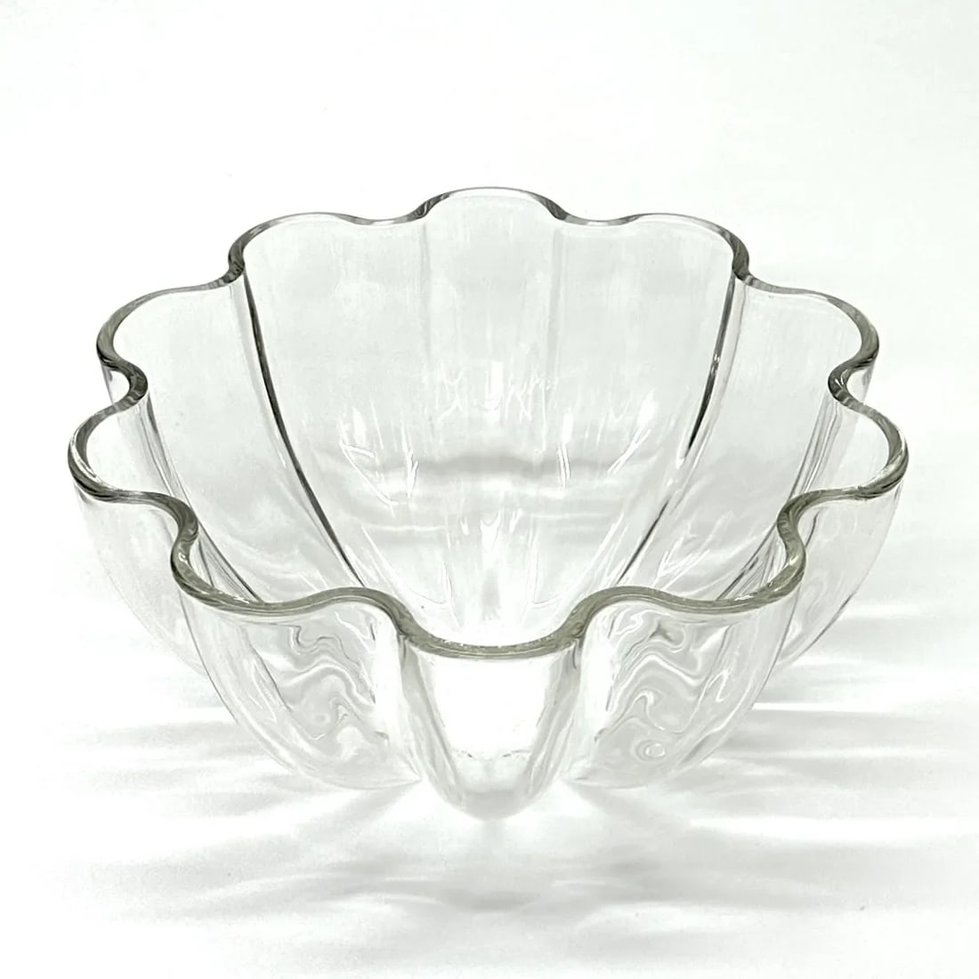 Oversized Villeroy & Boch Crystal Neptune Scalloped Serving Bowl, Made in Germany - 4