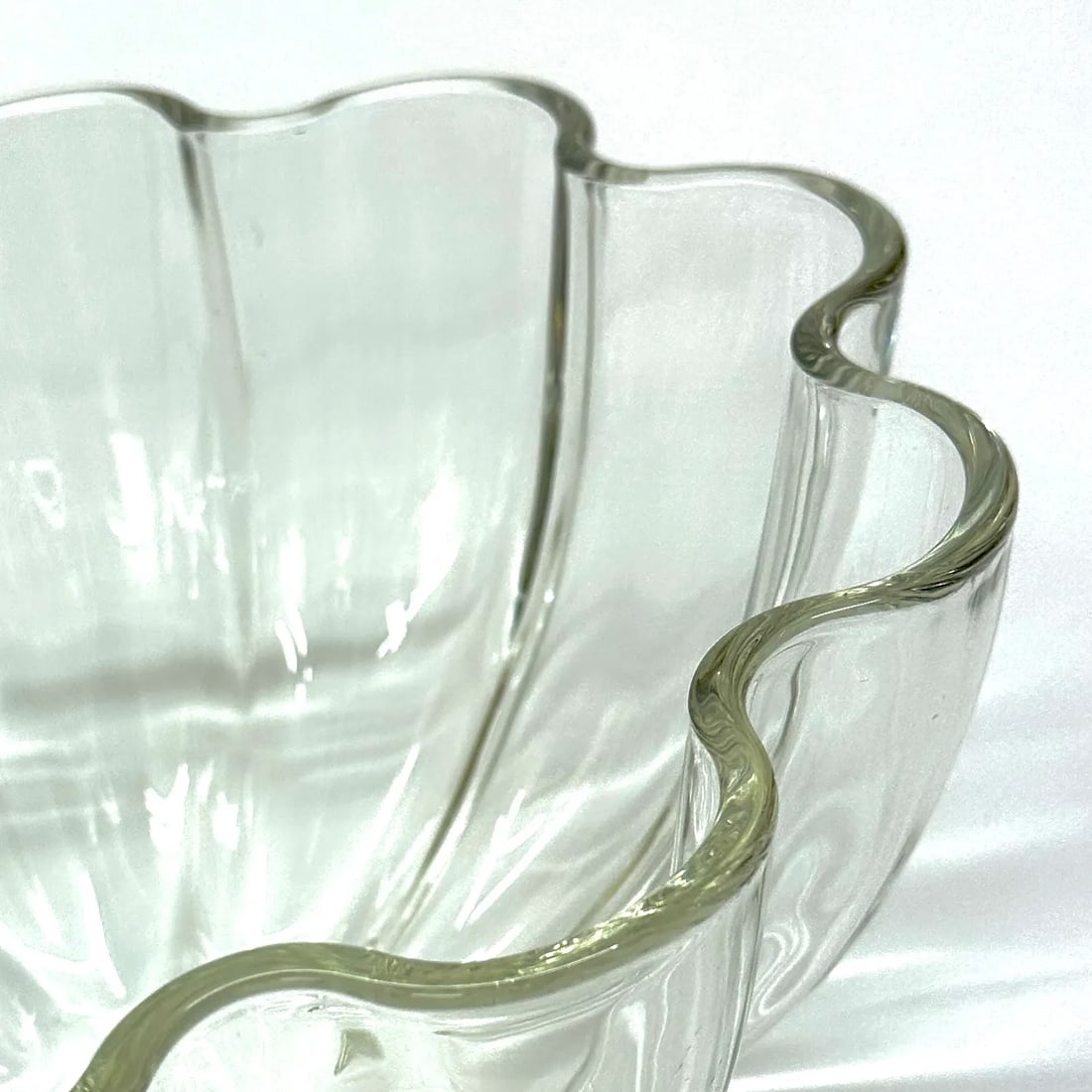 Oversized Villeroy & Boch Crystal Neptune Scalloped Serving Bowl, Made in Germany - 6