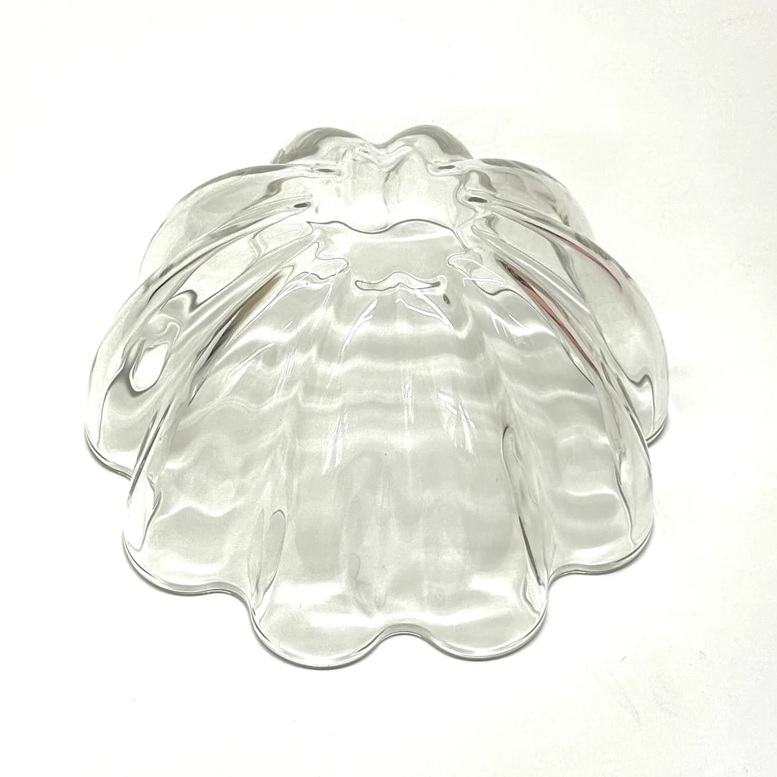 Oversized Villeroy & Boch Crystal Neptune Scalloped Serving Bowl, Made in Germany - 7