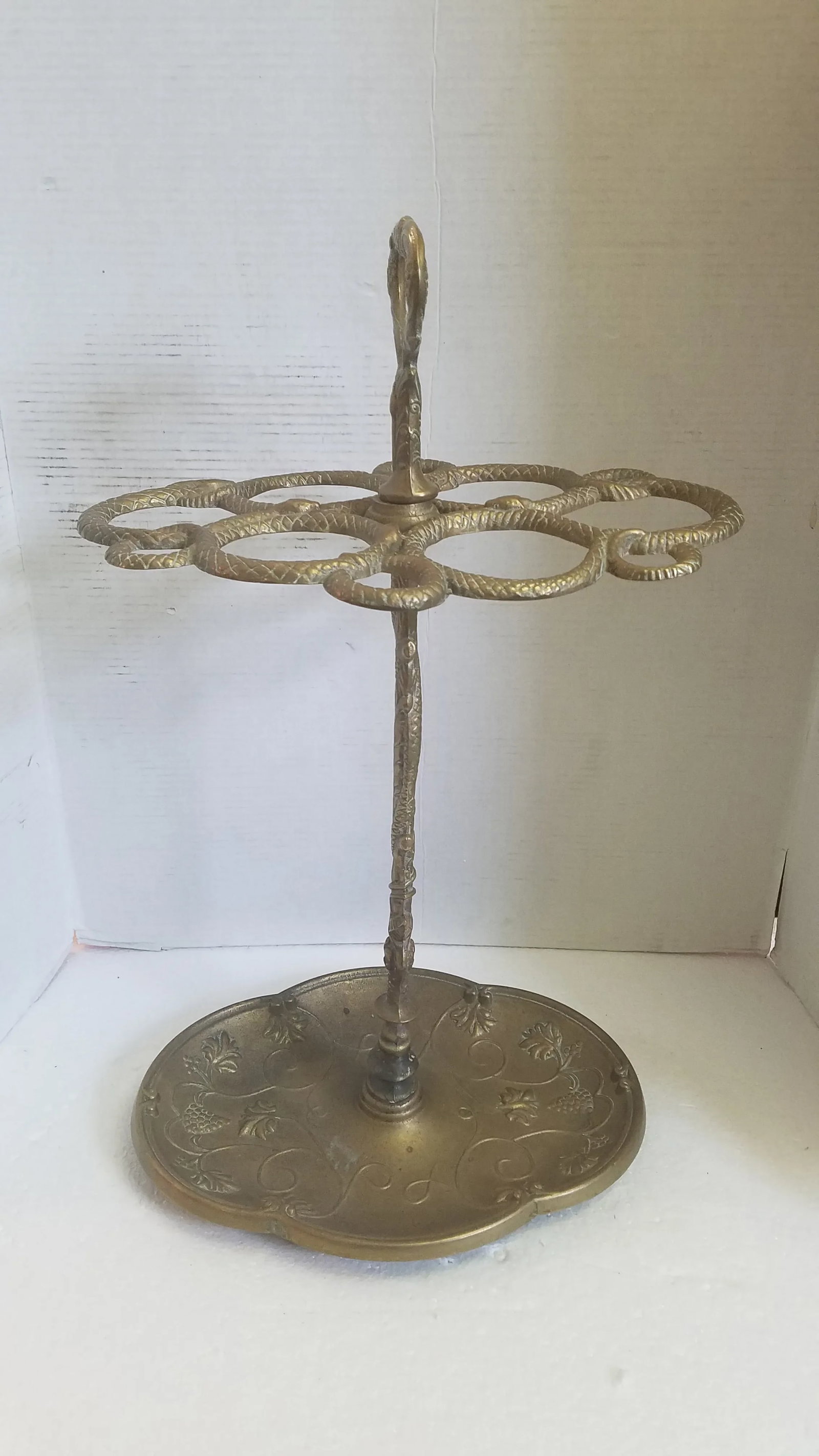 Early 20th Century French Brass Umbrella Holder - 11
