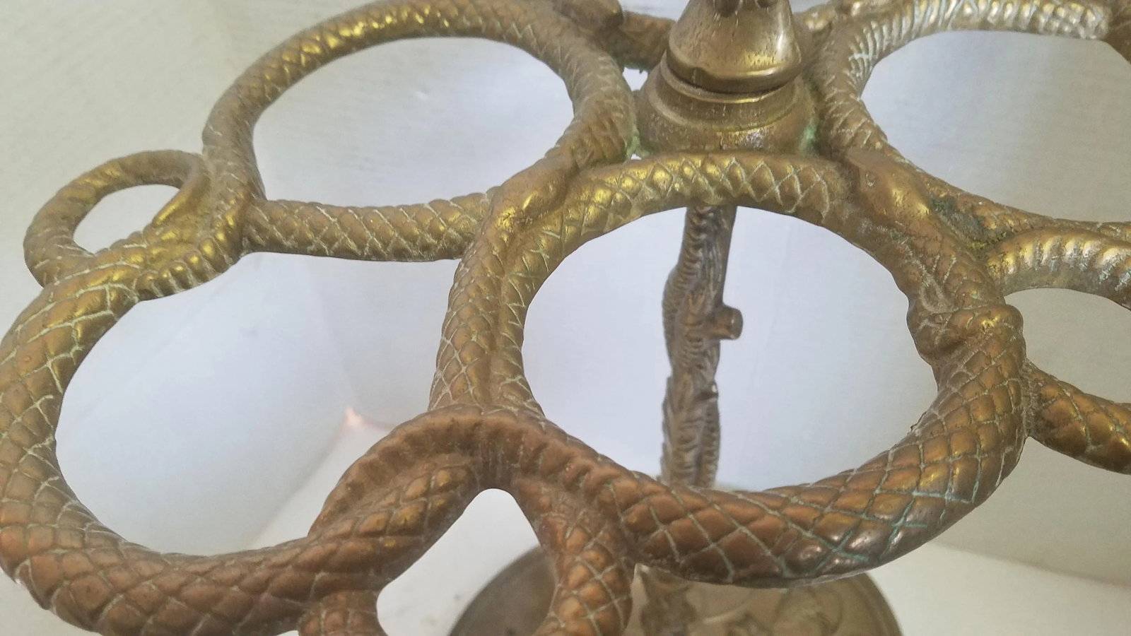 Early 20th Century French Brass Umbrella Holder - 2