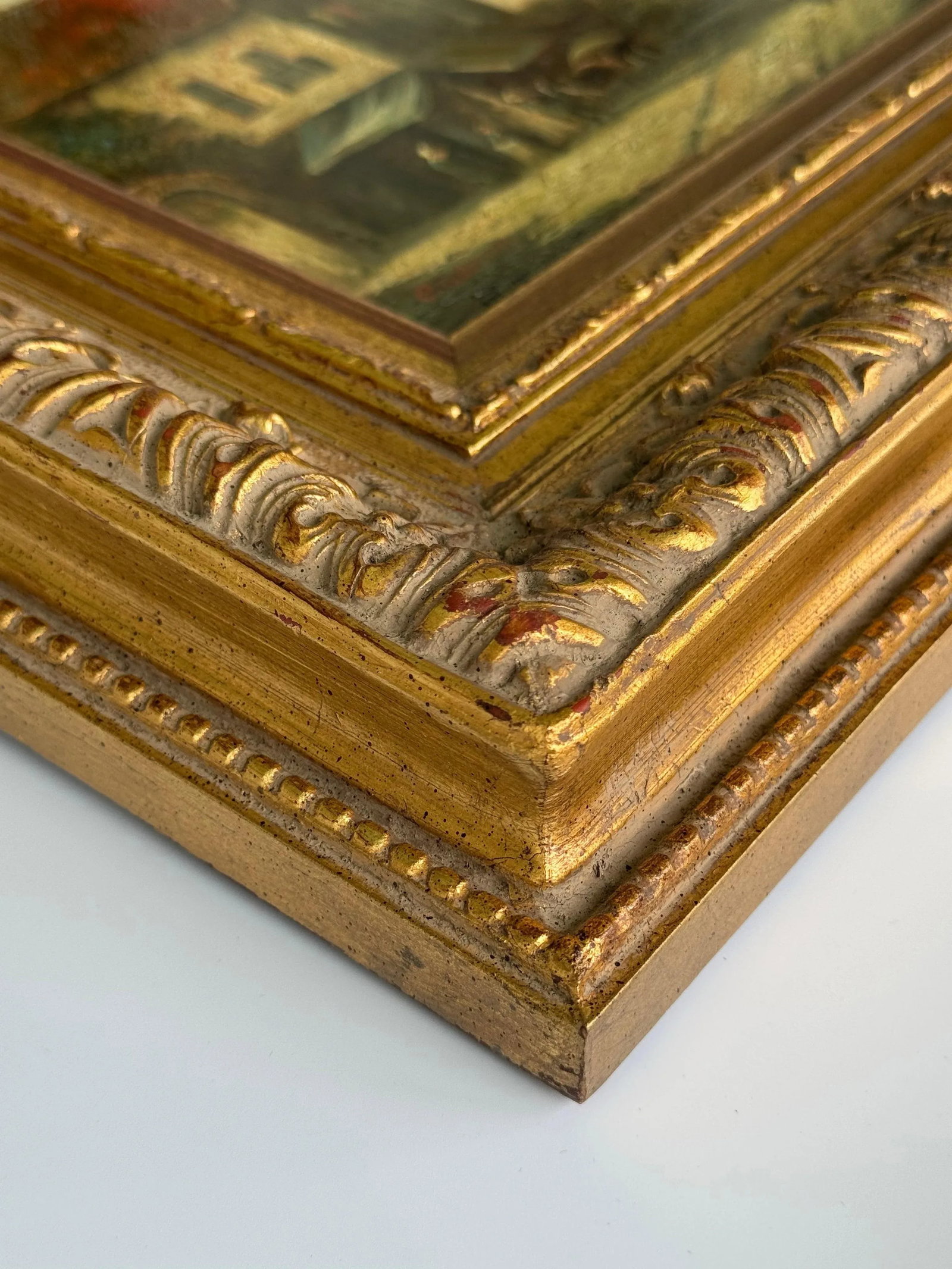 Vintage "Old European Style" Signed Oil on Wood Painting - Dutch Mastered Style - 4