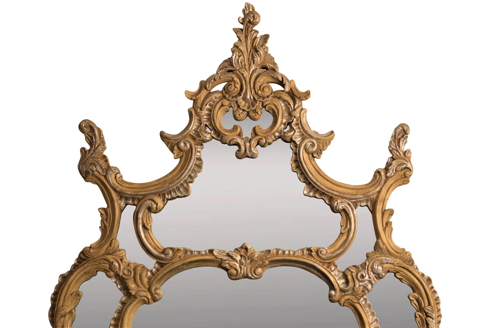 1980s John-Richard Collection Louis XV Style Carved Wall Mirrors - a Pair - 2