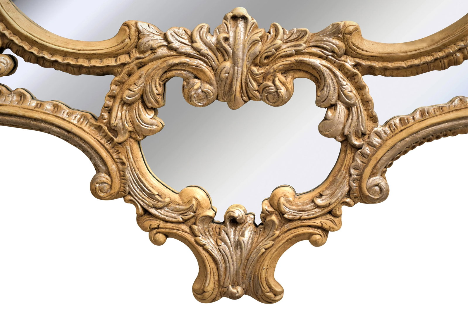 1980s John-Richard Collection Louis XV Style Carved Wall Mirrors - a Pair - 5