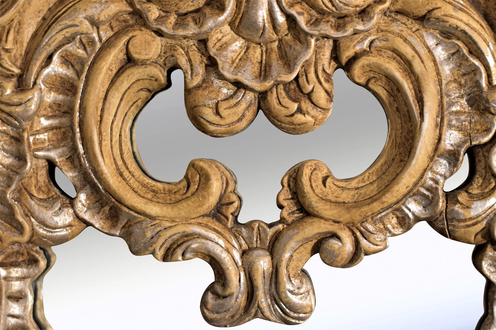 1980s John-Richard Collection Louis XV Style Carved Wall Mirrors - a Pair - 7