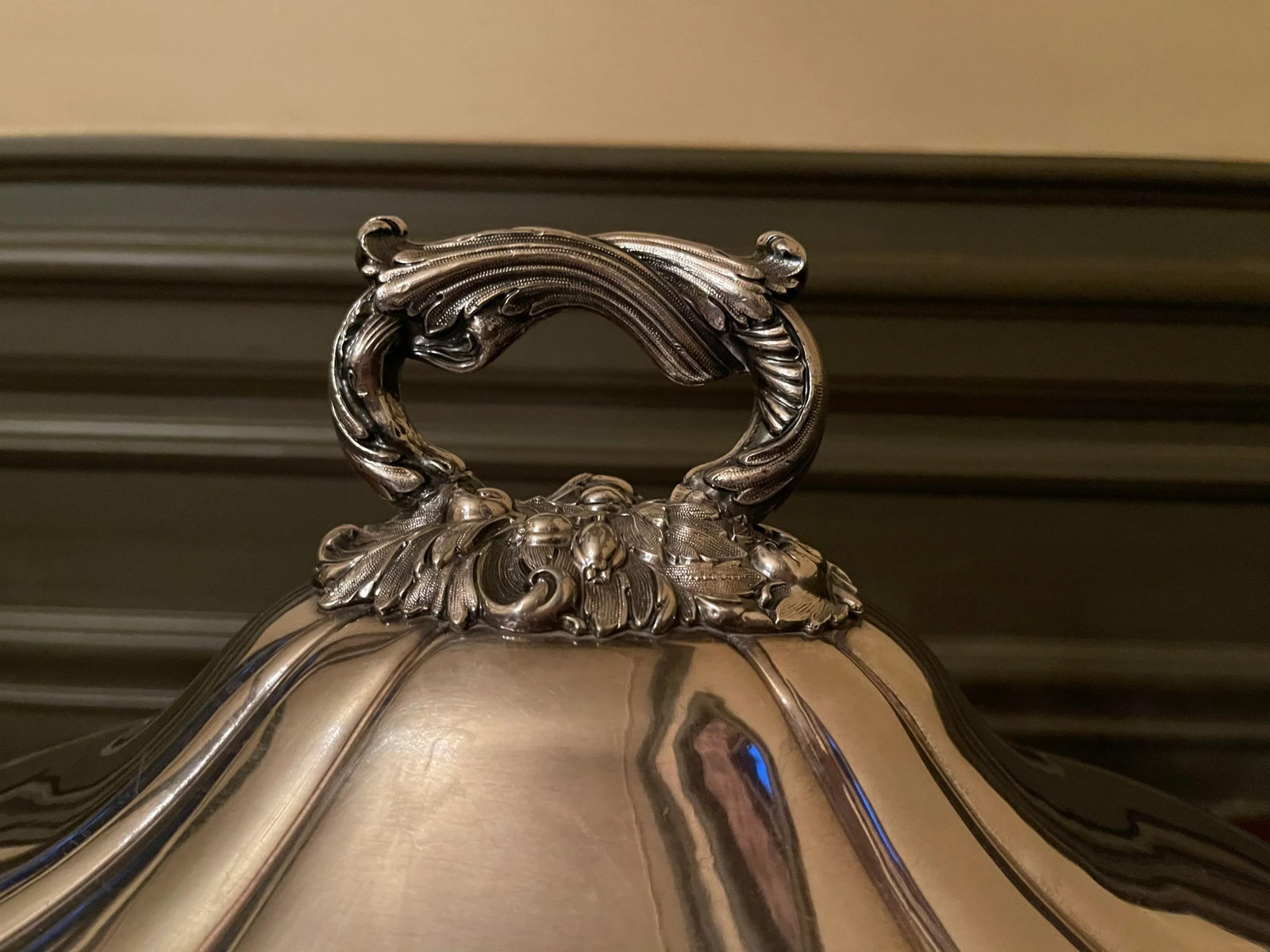 Early 20th Century Sheffield Platter With Dome Cover - 4