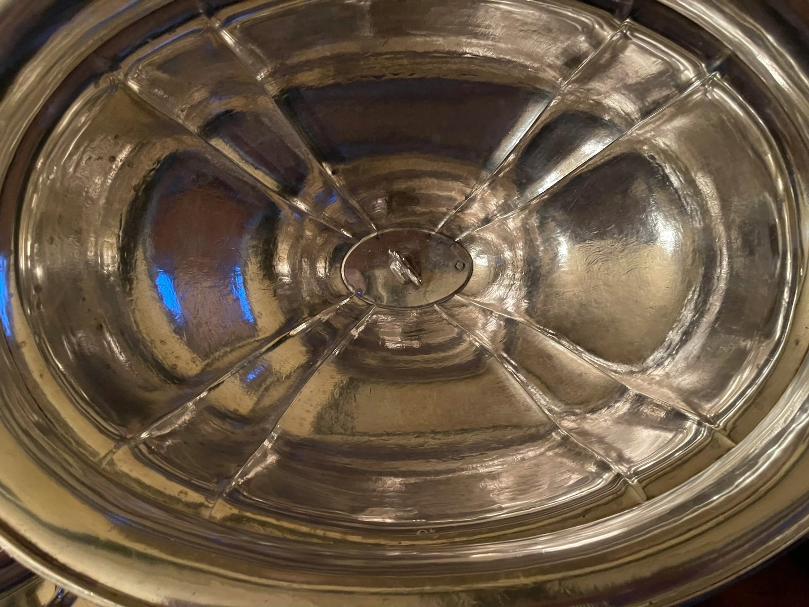 Early 20th Century Sheffield Platter With Dome Cover - 7
