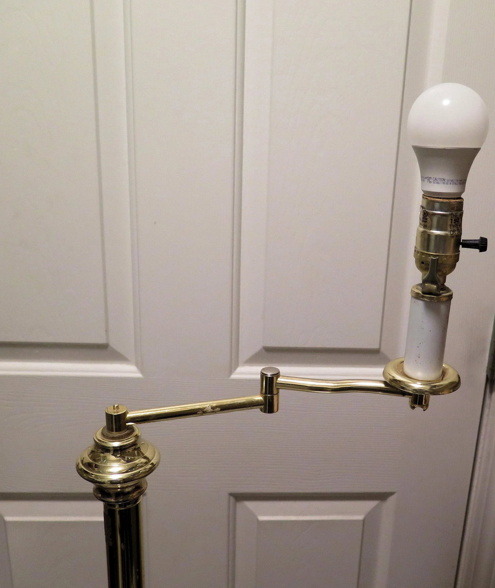 1970s Walter Chapman Swing Arm Floor Lamp - 5