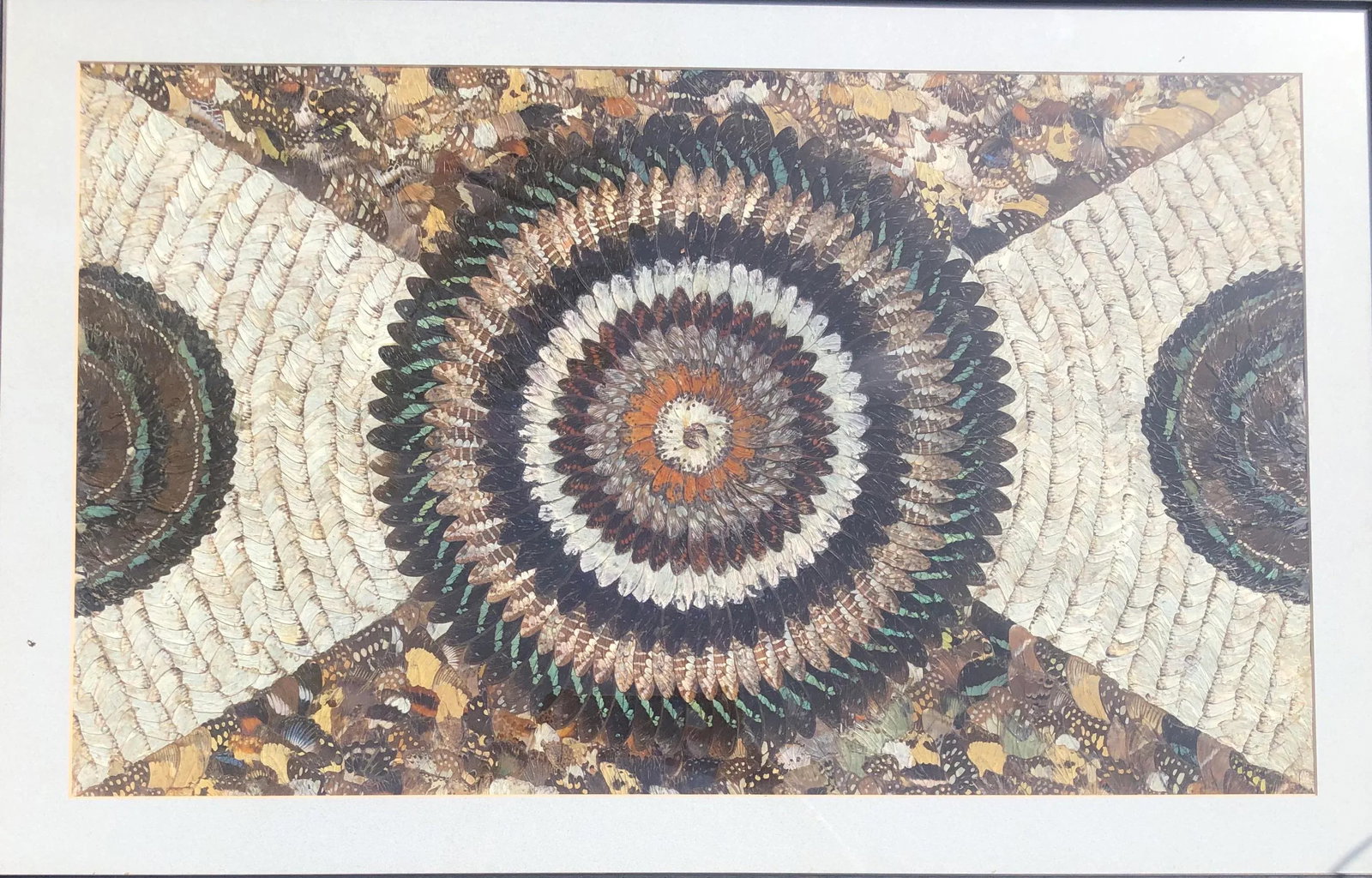 Vintage Butterfly Wing Kaleidoscope Art - 2