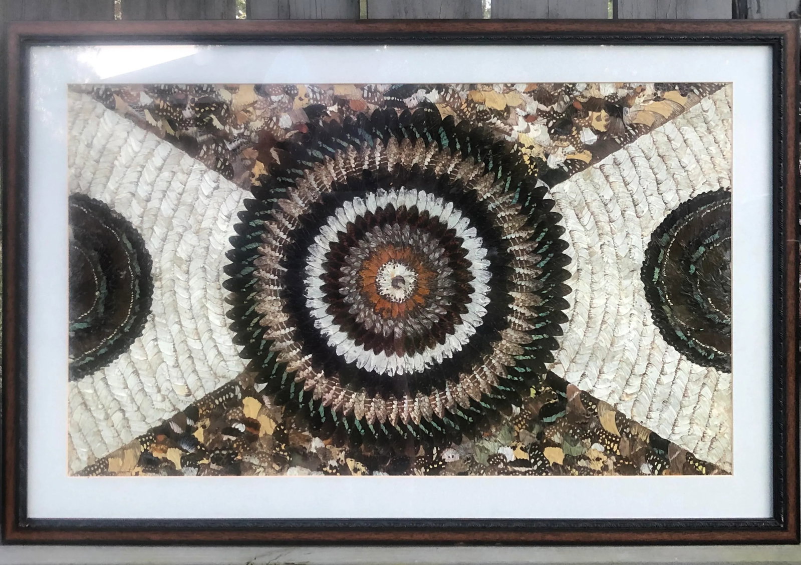 Vintage Butterfly Wing Kaleidoscope Art - 6