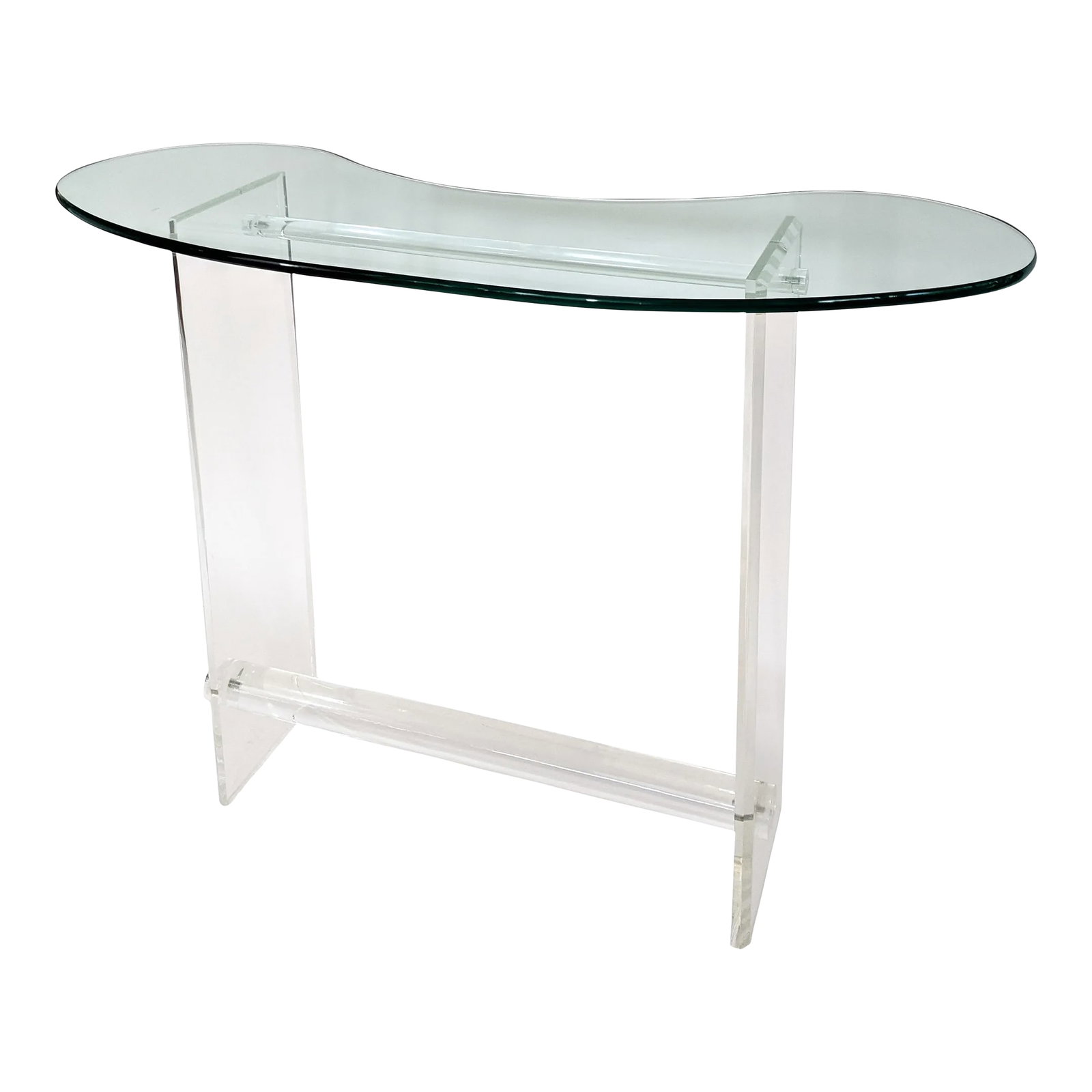 1970s Vintage Lucite Bar with Glass Top (1 of 13)