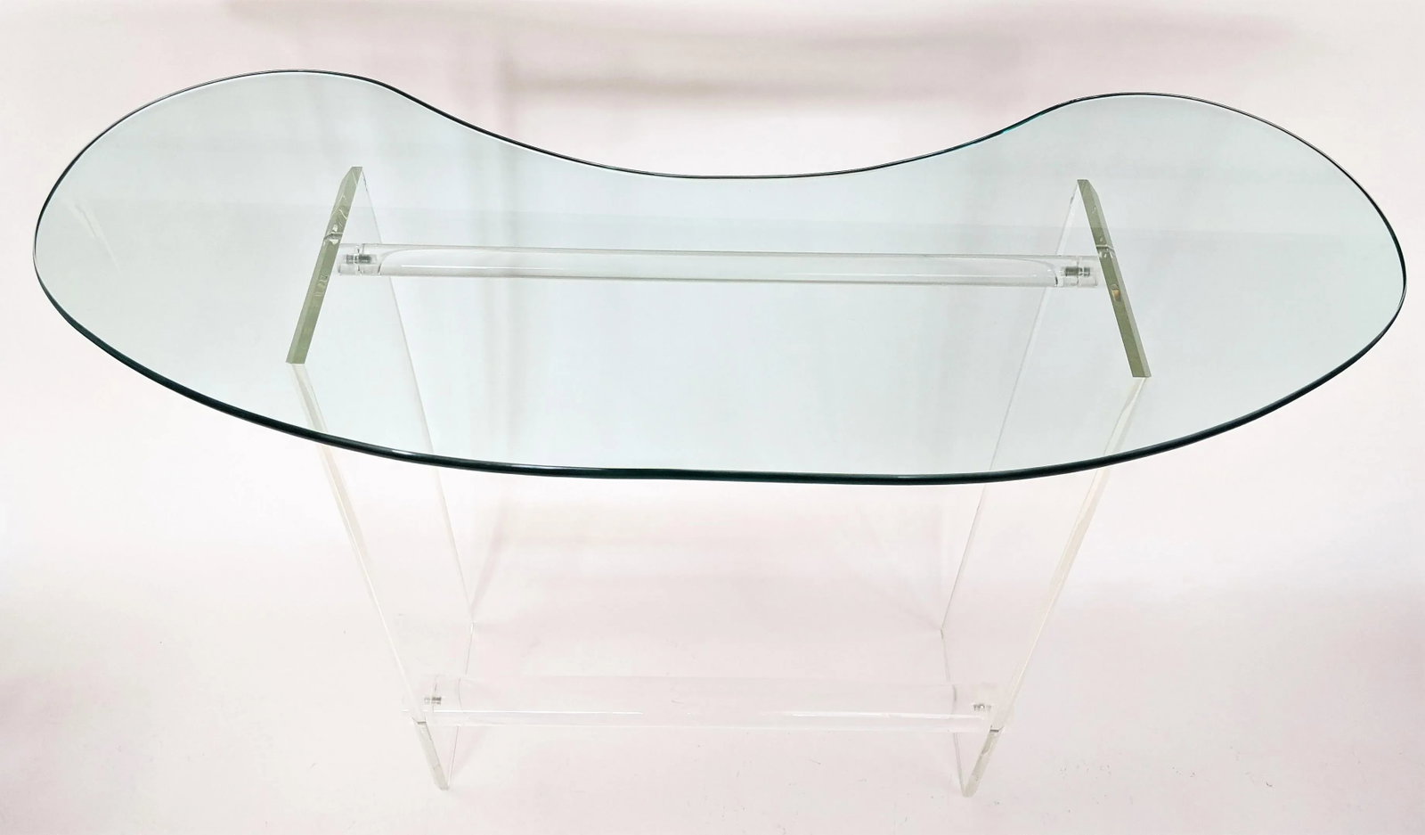 1970s Vintage Lucite Bar with Glass Top - 6