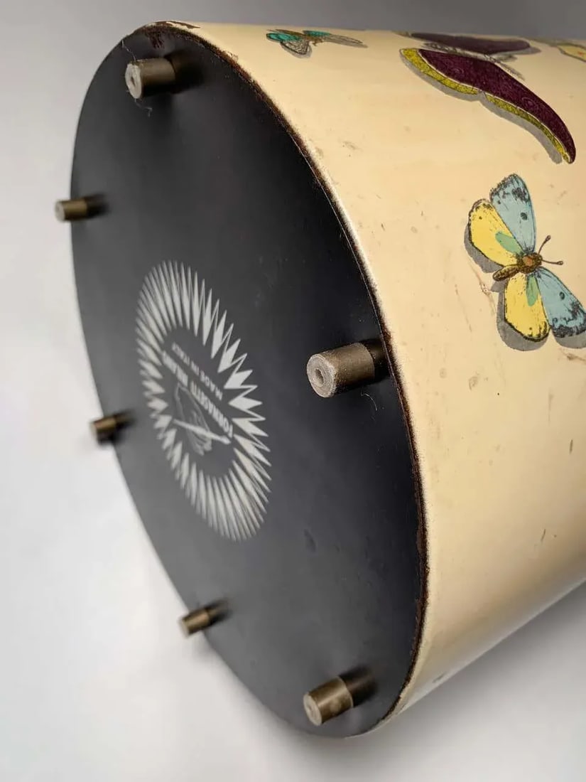 Early Piero Fornasetti Butterflies Farfalle Umbrella Stand Example - 4