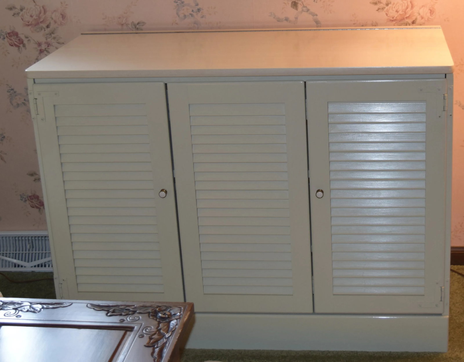 Ethan Allen White Media Cabinet Storage Cabinet - 2