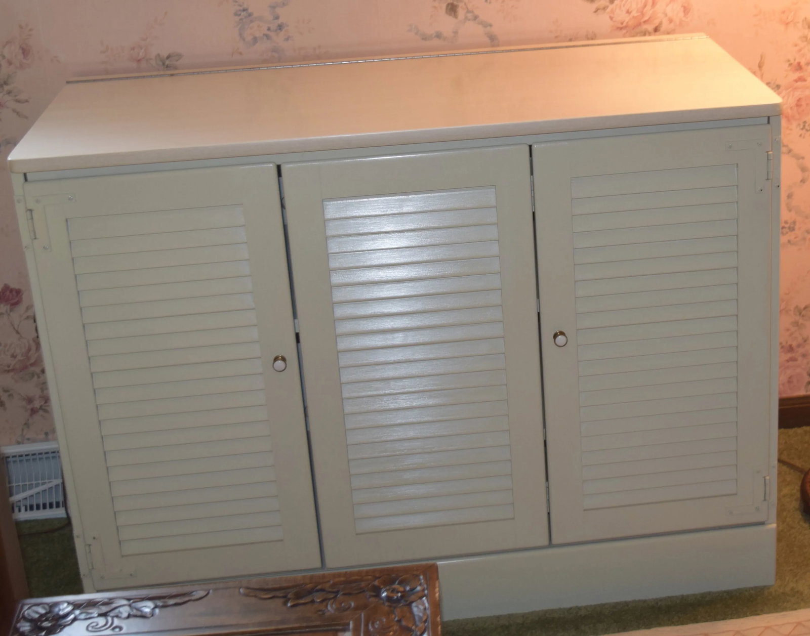 Ethan Allen White Media Cabinet Storage Cabinet - 9