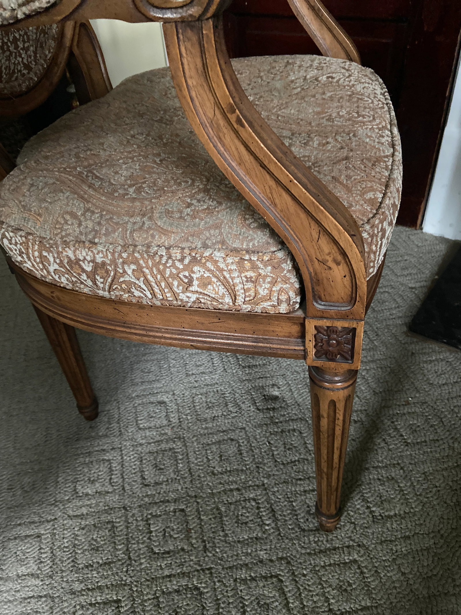 Barbara Barry Style Empire Henredon Club Arm Chair - 3