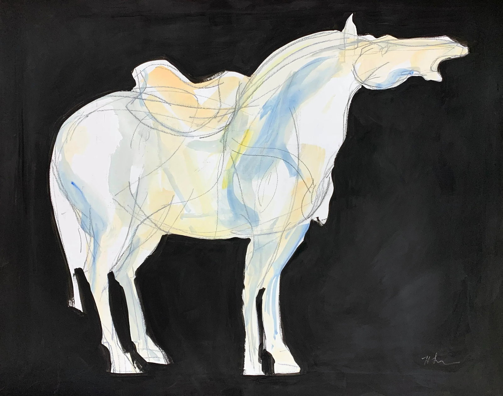Tang Echo, Contemporary Work on Paper, Equestrian - 4