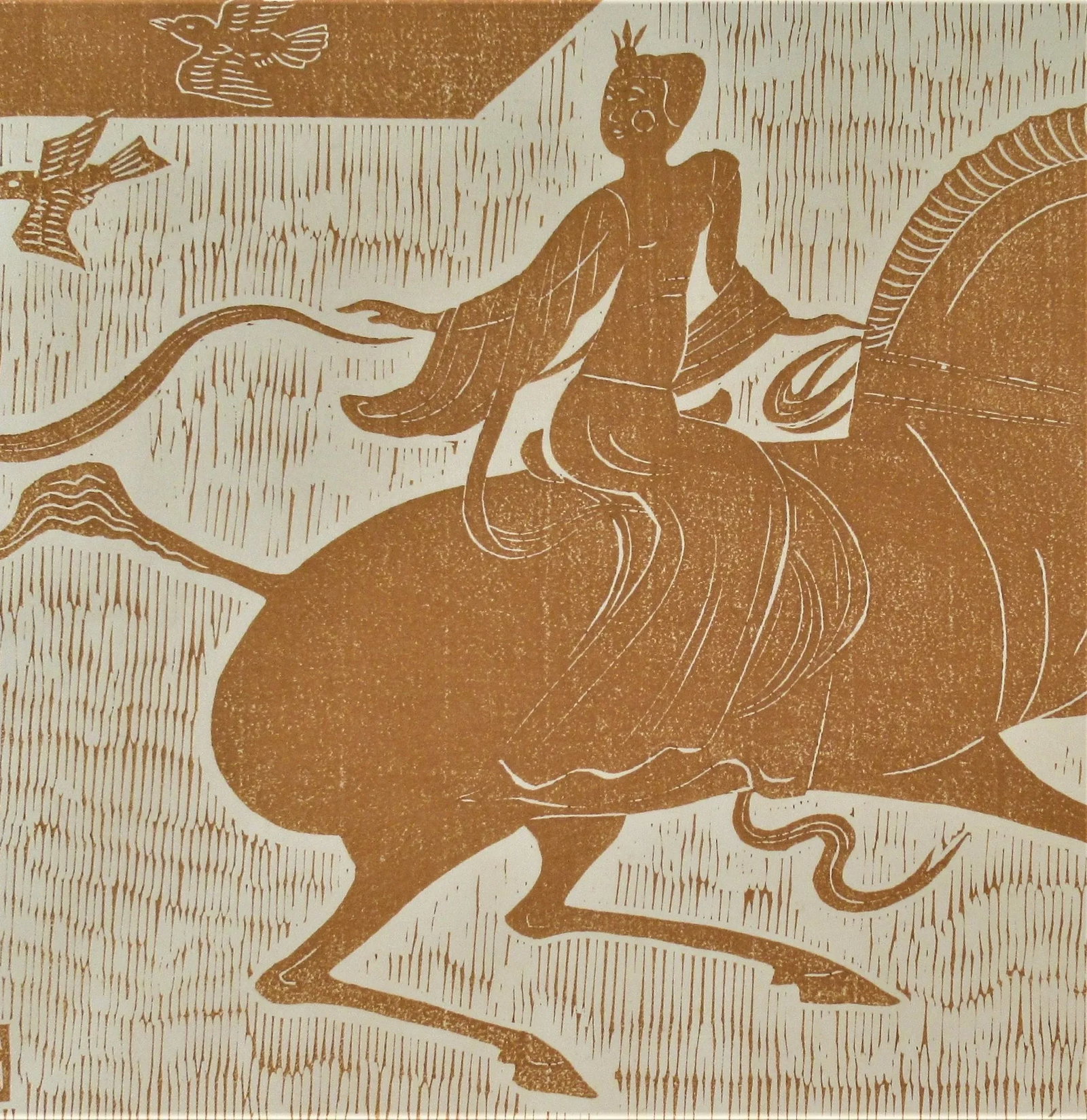 Tomikichiro Tokuriki, Untitled, Horsewoman - 2