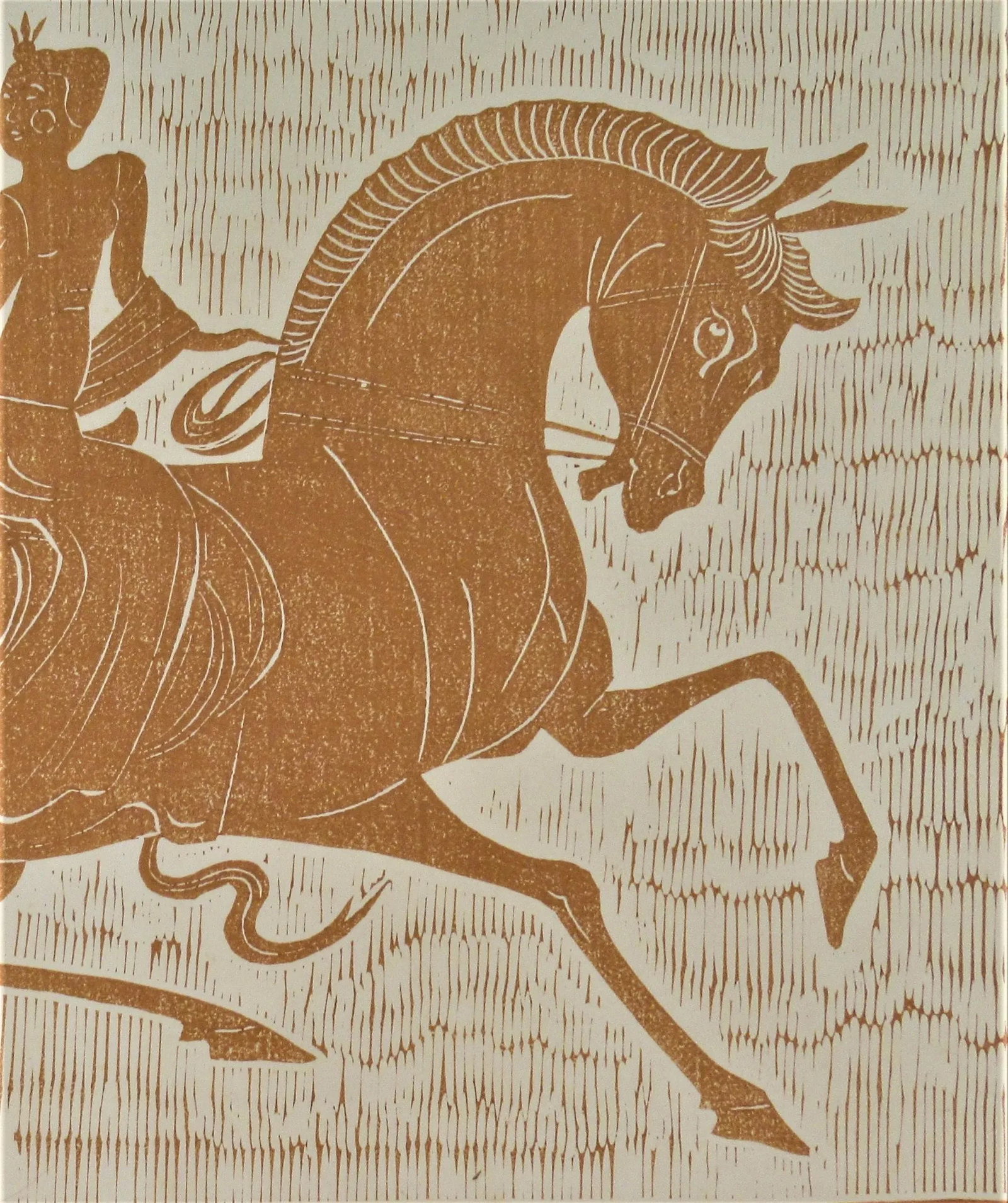 Tomikichiro Tokuriki, Untitled, Horsewoman - 3