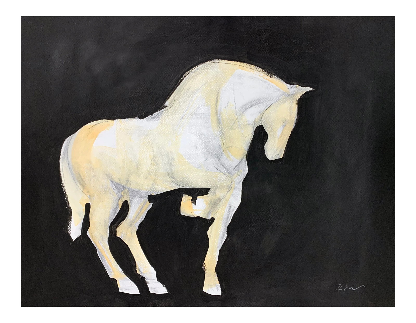 Tang Echo Ii, Work on Paper, Equestrian, Drawing (1 of 5)