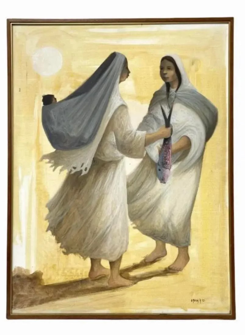 Mexican Oil Painting, 1970s - 3