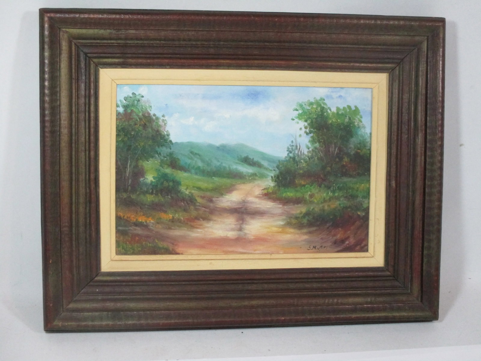Late 20th Century Brazilian Landscape Oil Painting, Framed - 11