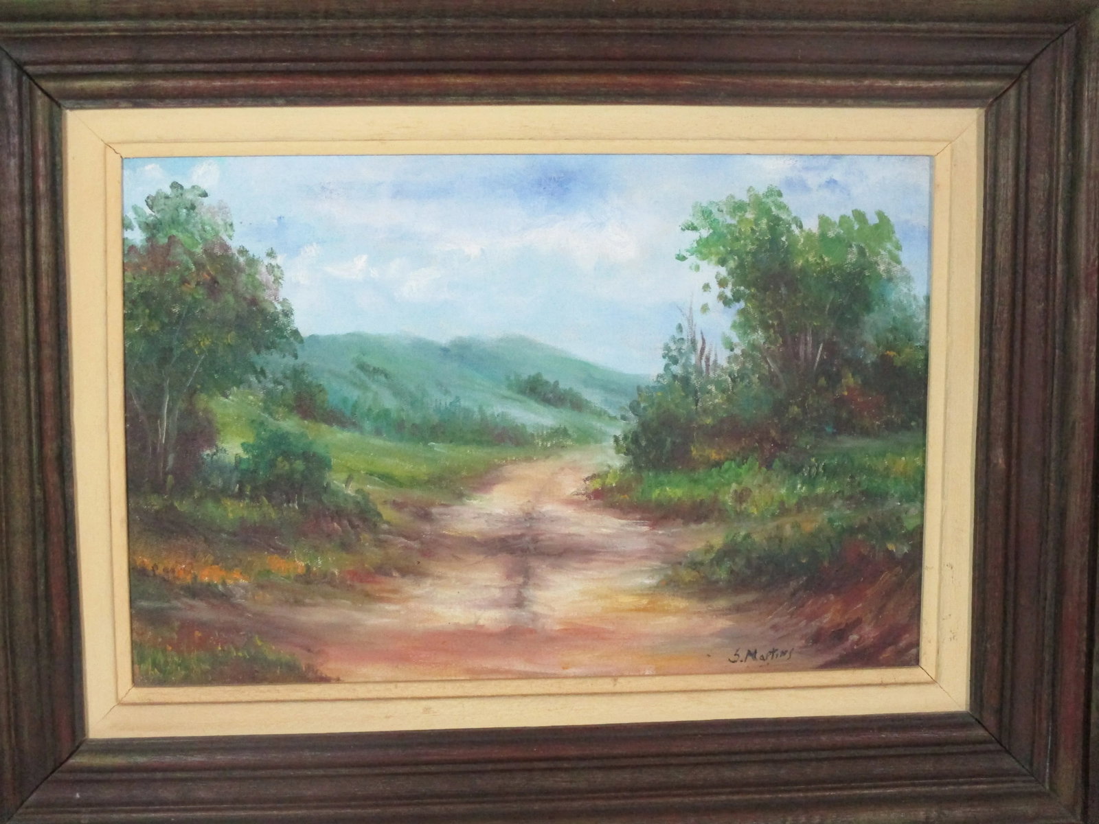 Late 20th Century Brazilian Landscape Oil Painting, Framed - 2