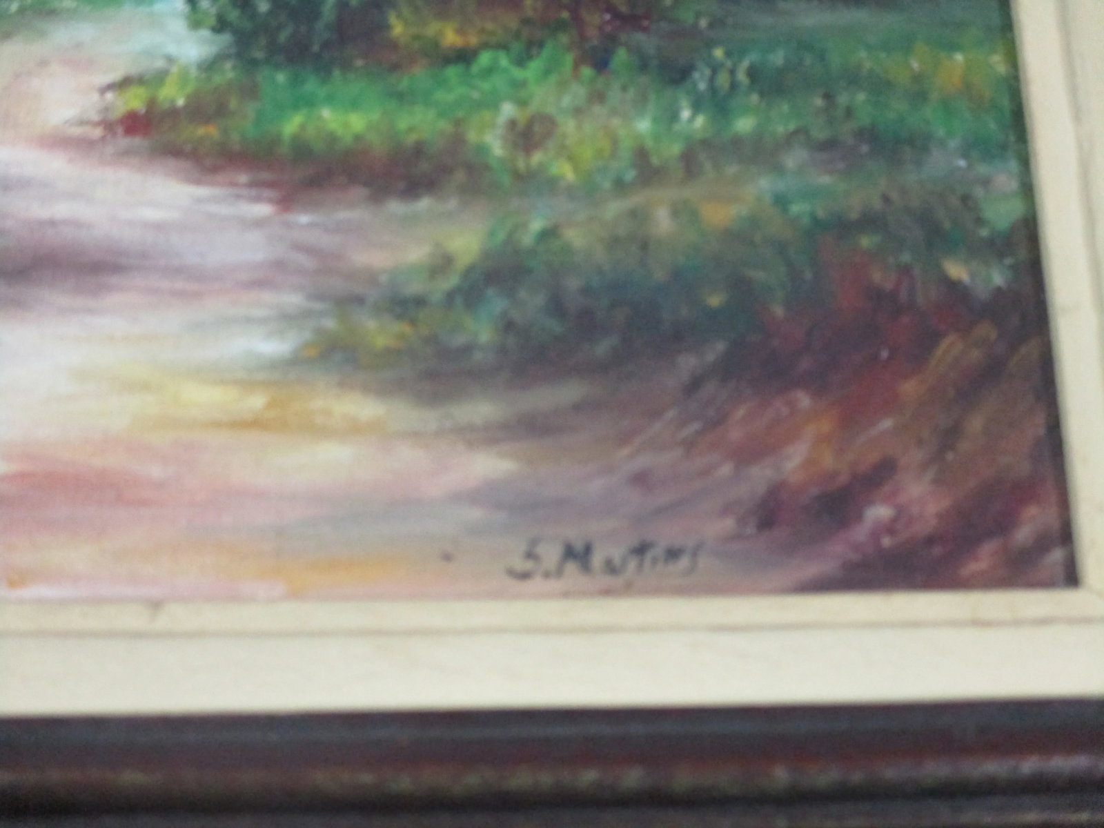 Late 20th Century Brazilian Landscape Oil Painting, Framed - 3
