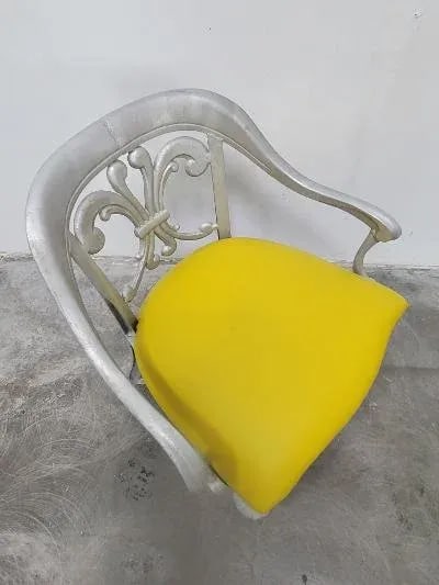 1960s Mid Century Hollywood Regency Dorothy Draper Designer Patio Set - 4 Seats with Table - 10