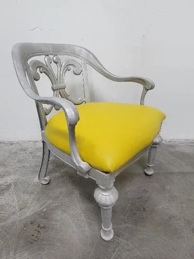 1960s Mid Century Hollywood Regency Dorothy Draper Designer Patio Set - 4 Seats with Table - 5