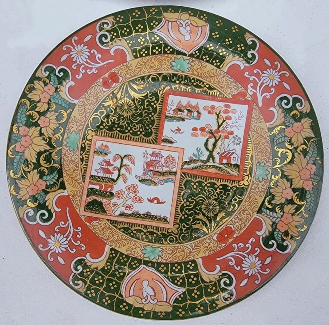 Early English William Whiteley Ltd of London Ironstone Imari Plates, S/10 - 2