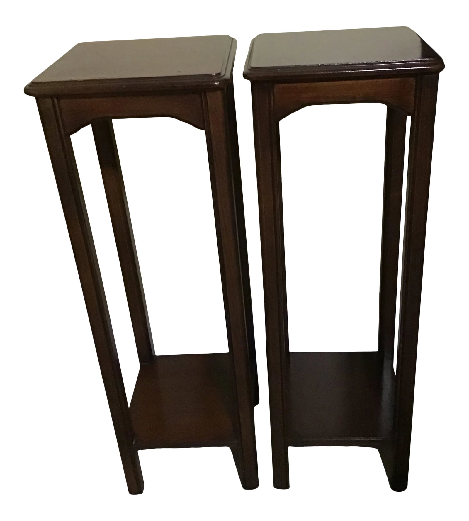 Traditional Lane Wood Plant Stands- a Pair (1 of 12)