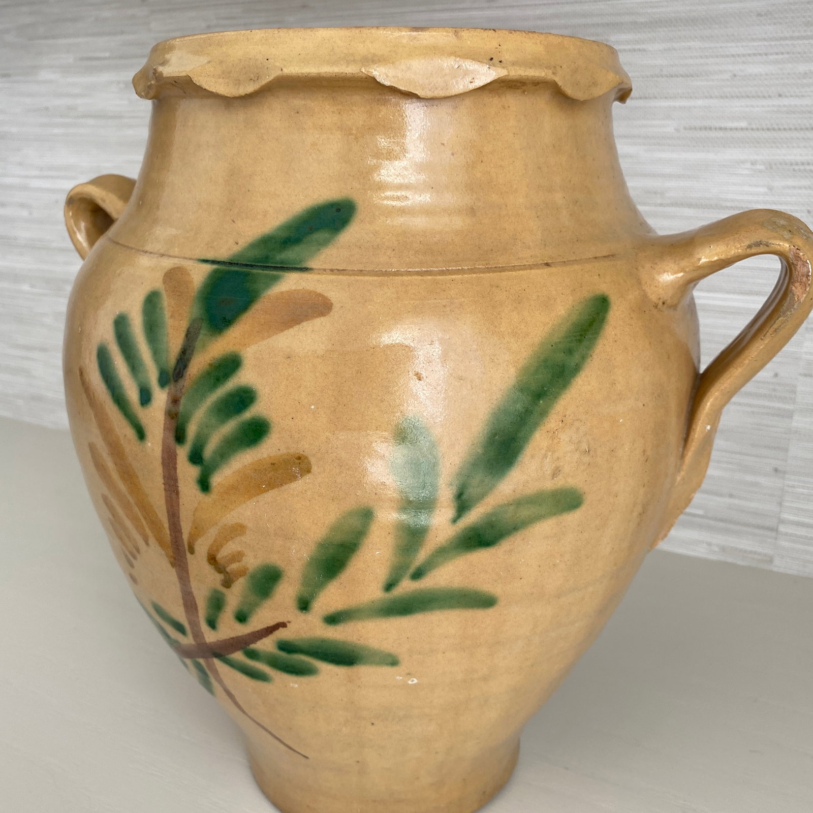 Early 20th Century Spanish Large Orza Jar Earthenware Vessel - 3