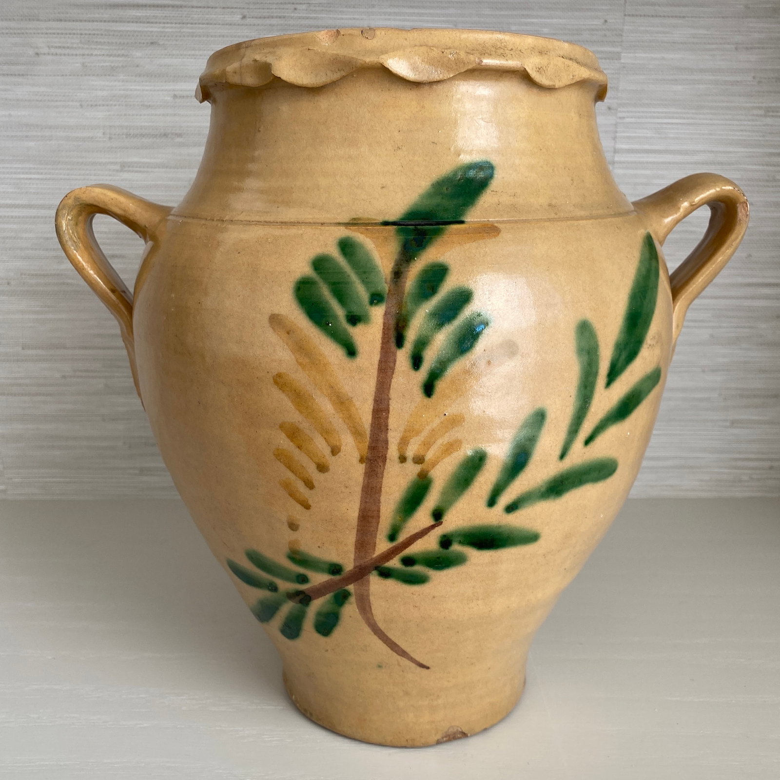 Early 20th Century Spanish Large Orza Jar Earthenware Vessel - 7