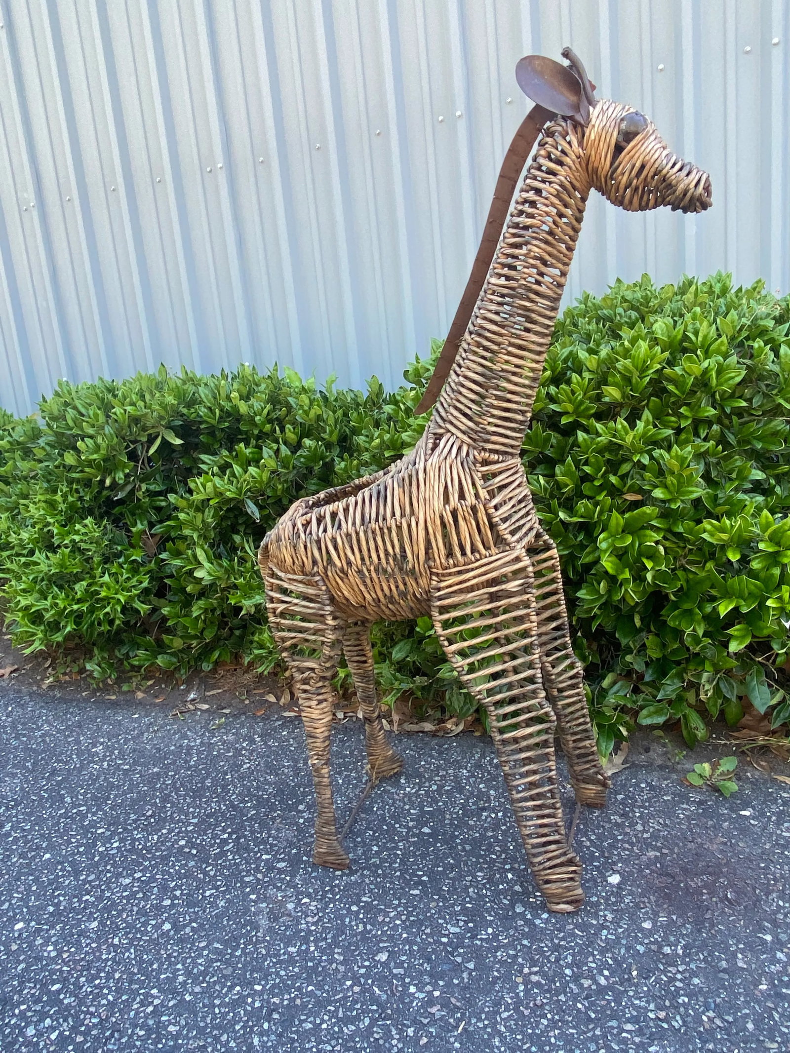 1970's Mario Lopez Torres Style Giraffe Standing Sculptural Planter - 10