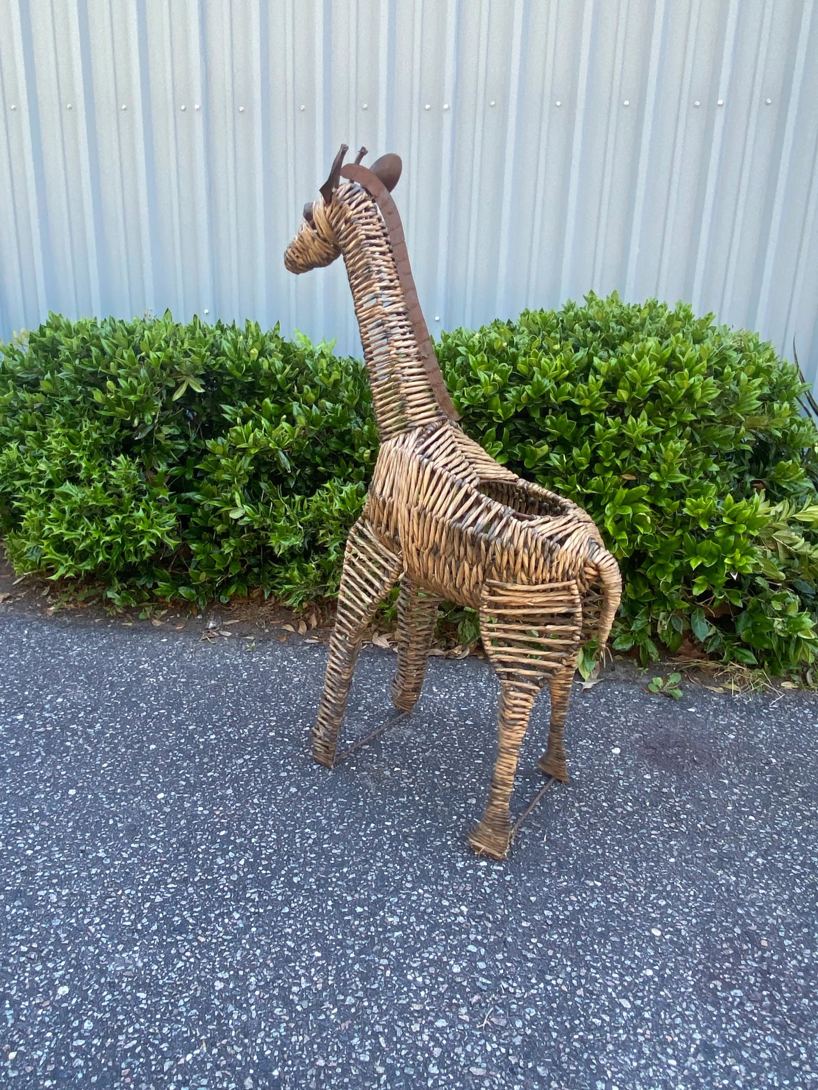 1970's Mario Lopez Torres Style Giraffe Standing Sculptural Planter - 2