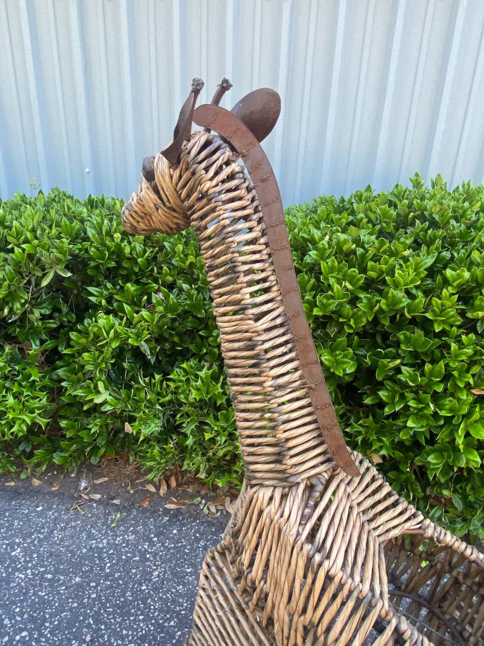 1970's Mario Lopez Torres Style Giraffe Standing Sculptural Planter - 3