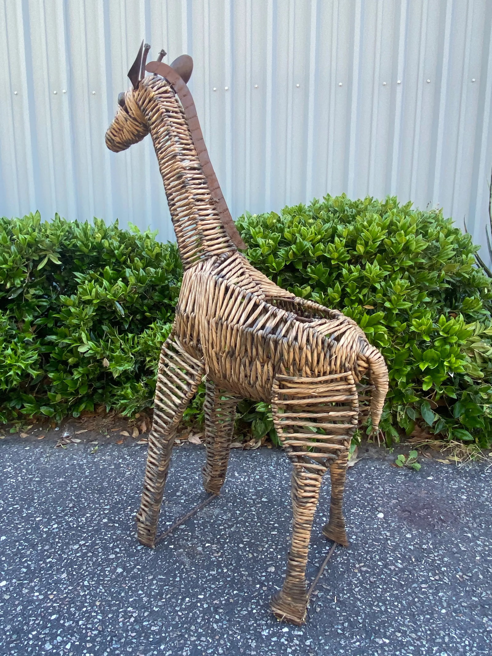1970's Mario Lopez Torres Style Giraffe Standing Sculptural Planter - 4