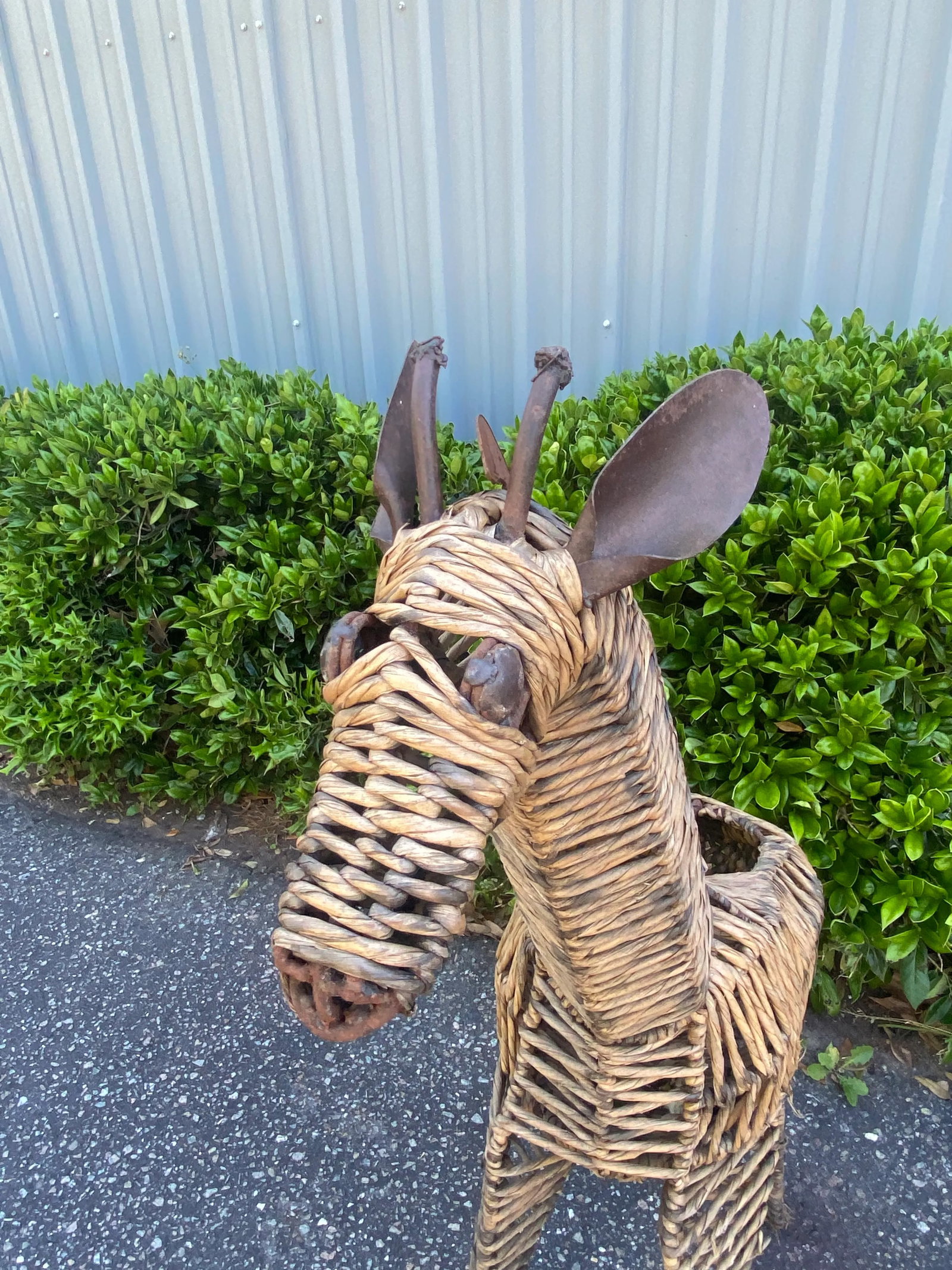 1970's Mario Lopez Torres Style Giraffe Standing Sculptural Planter - 7