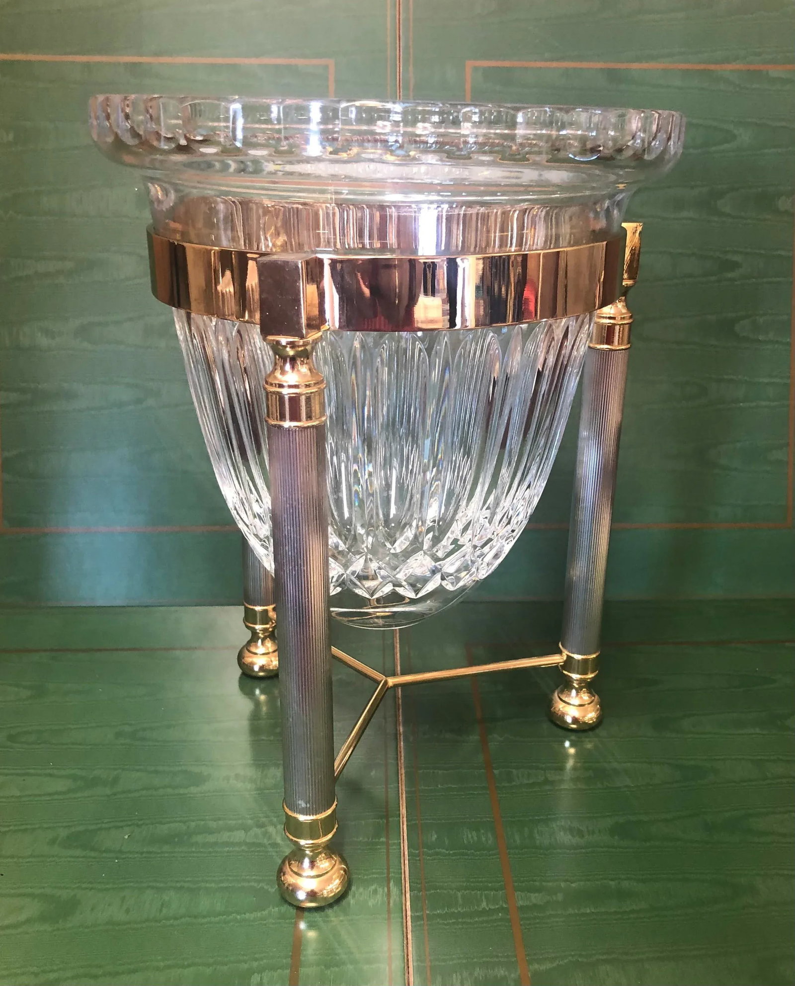 Vintage Designers Guild Crystal Champagne Bucket - 3