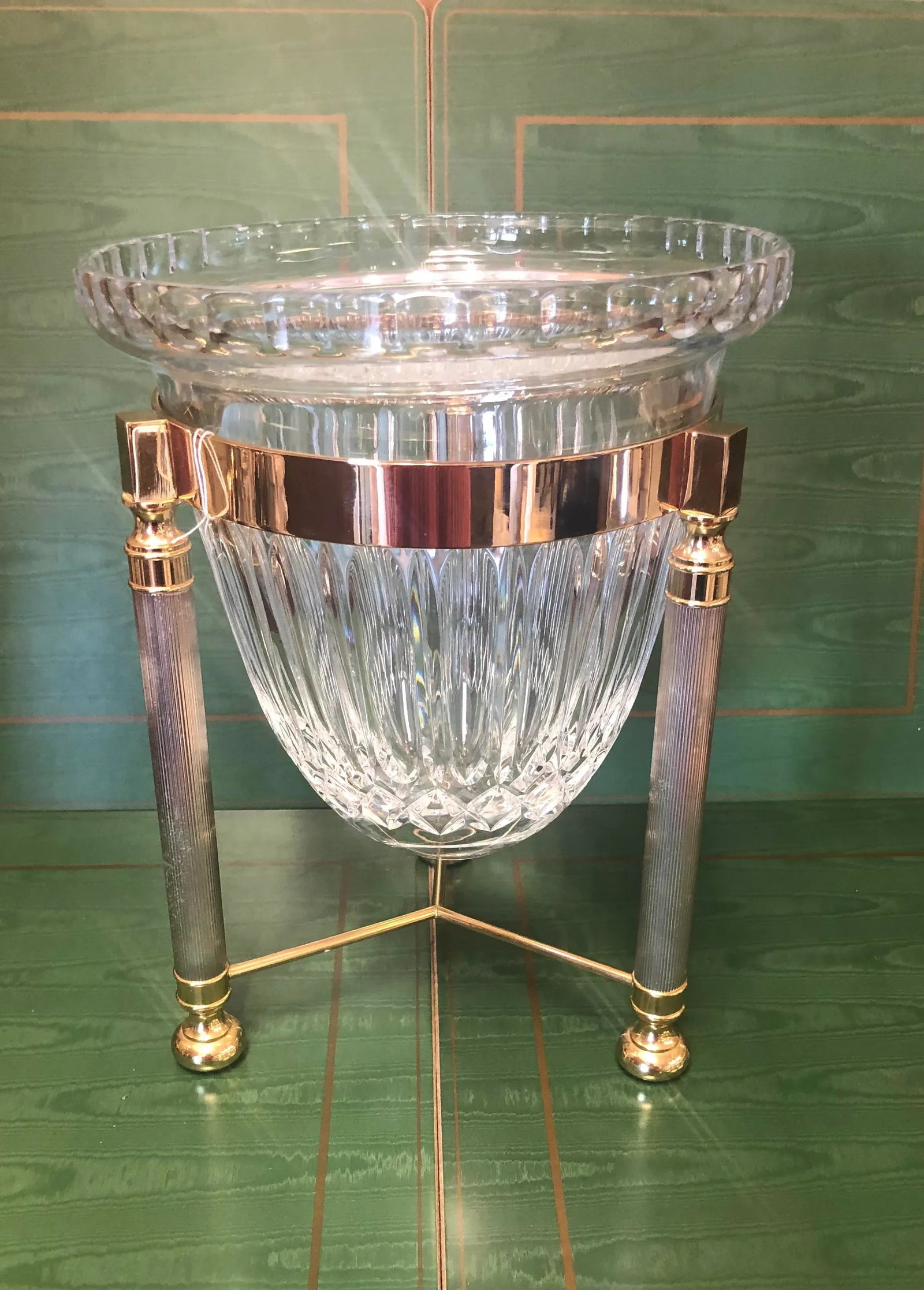 Vintage Designers Guild Crystal Champagne Bucket - 9