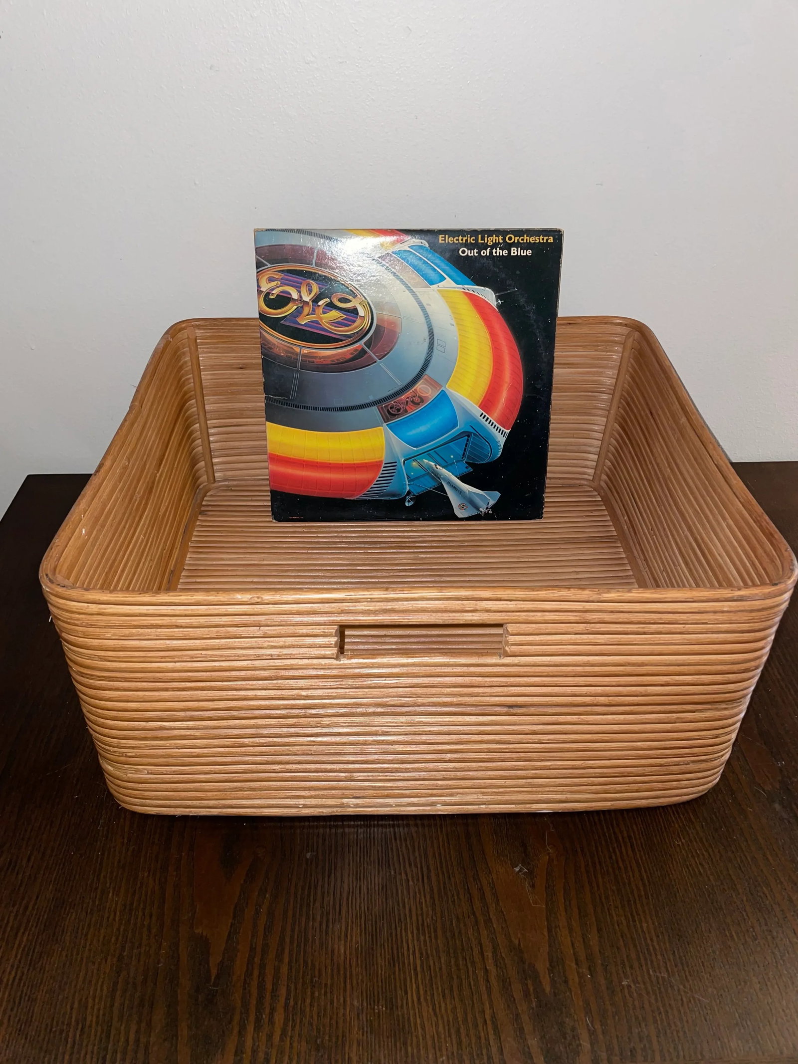 Mid-Century Pencil Reed Basket - 5