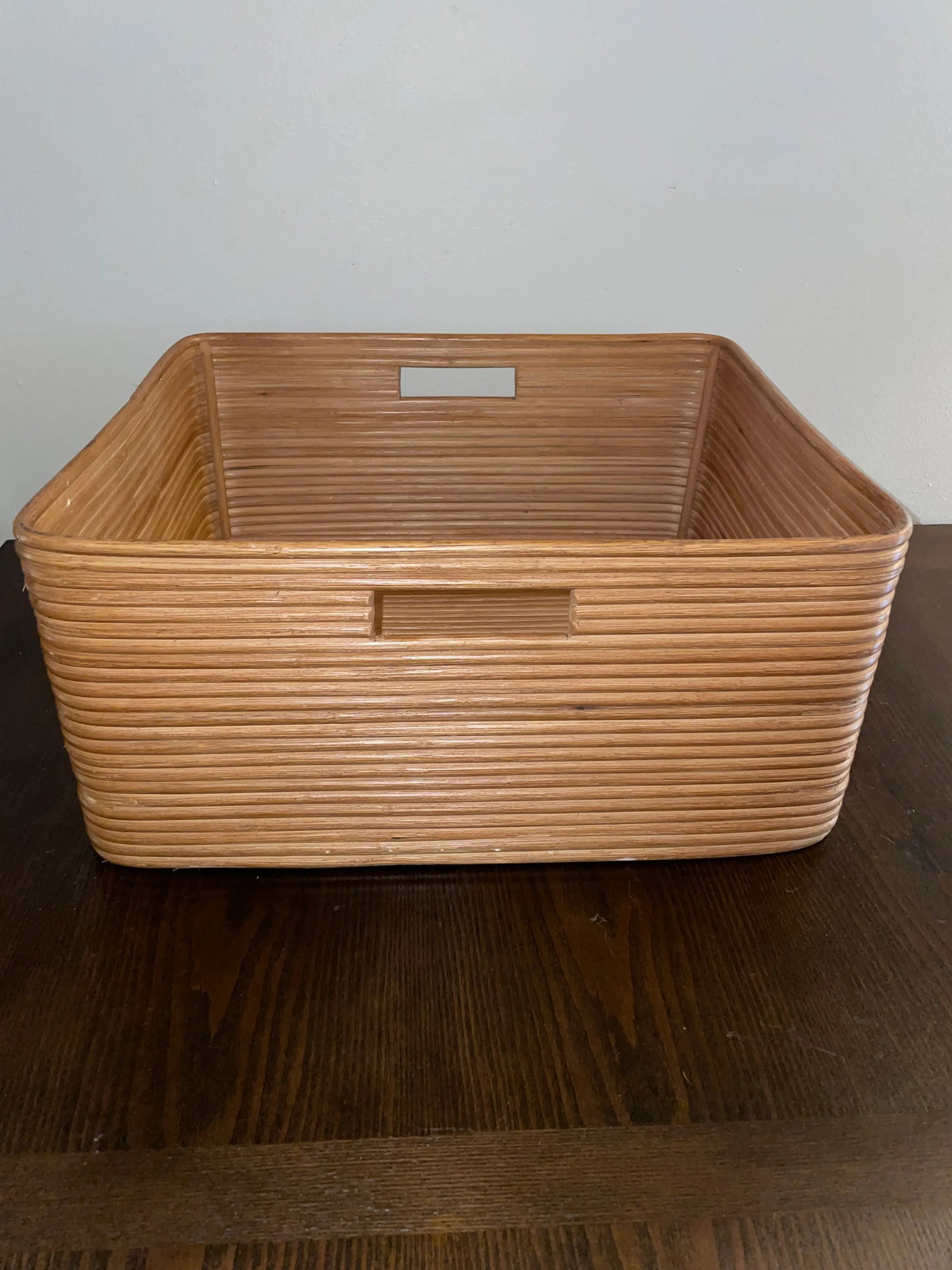 Mid-Century Pencil Reed Basket - 6